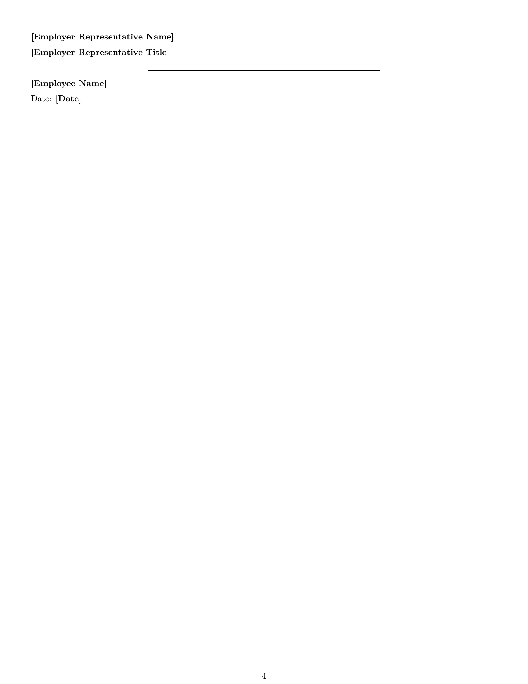 Preview page 4 of Free Indiana IT assistant employment contract template