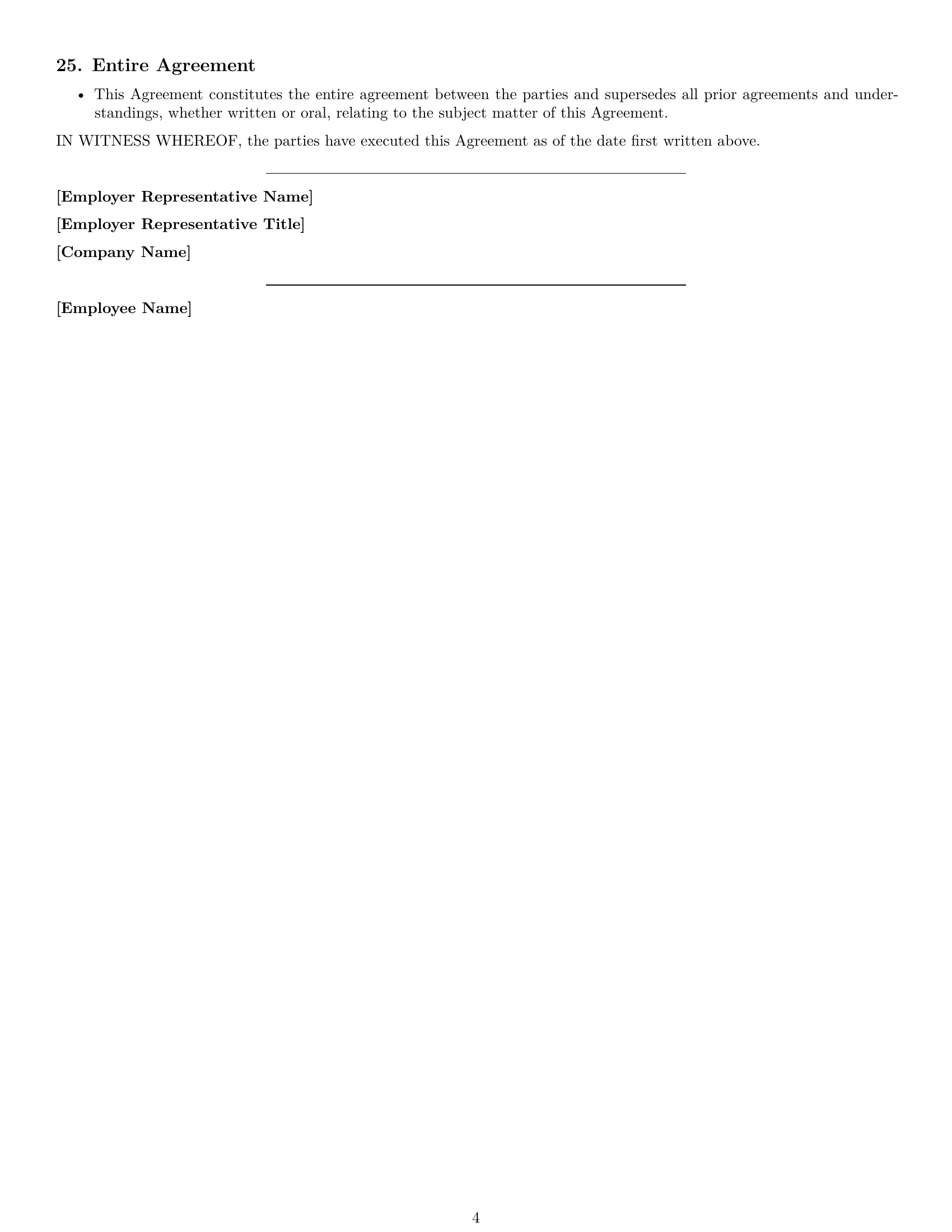 Preview page 4 of Free Louisiana IT assistant employment contract template