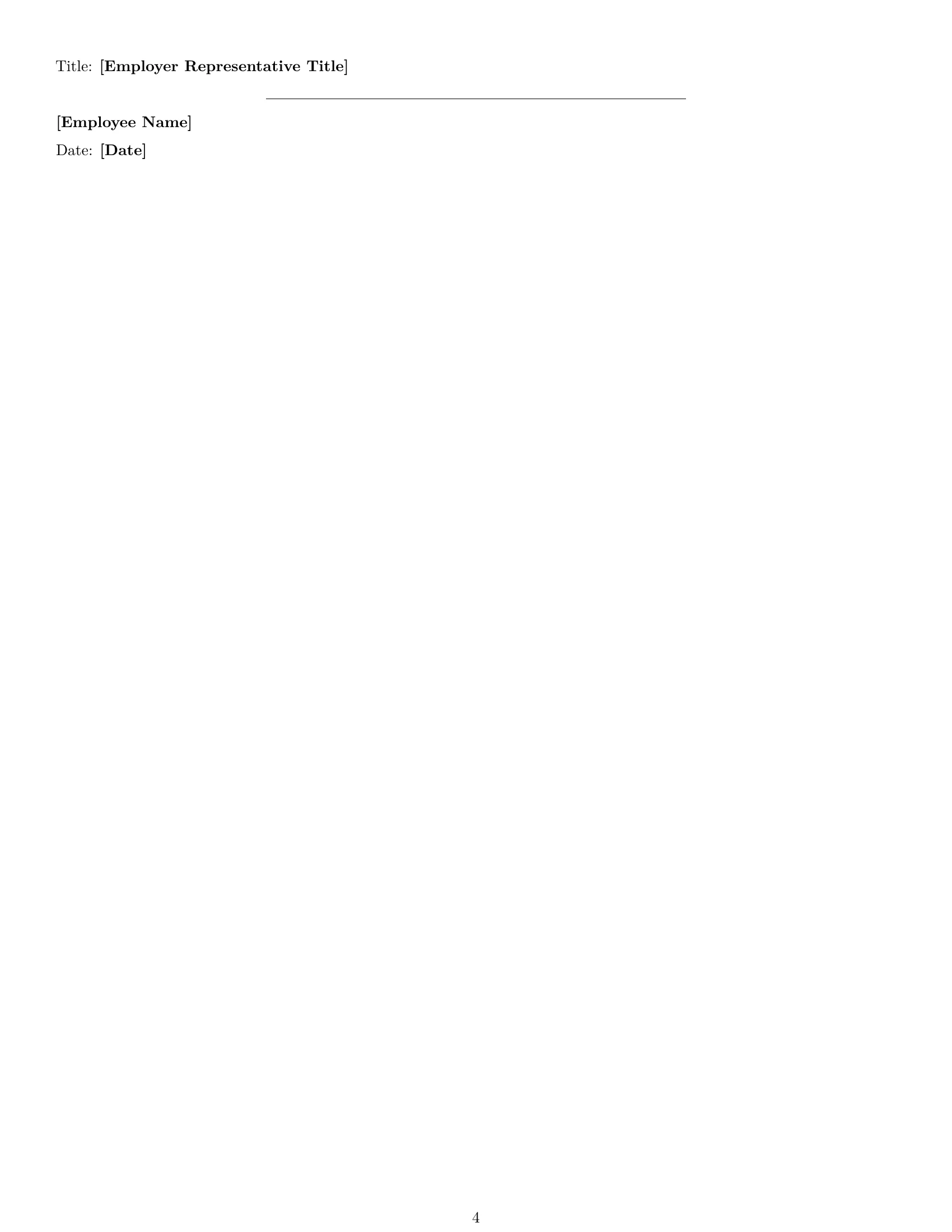 Preview page 4 of Free Maine IT assistant employment contract template