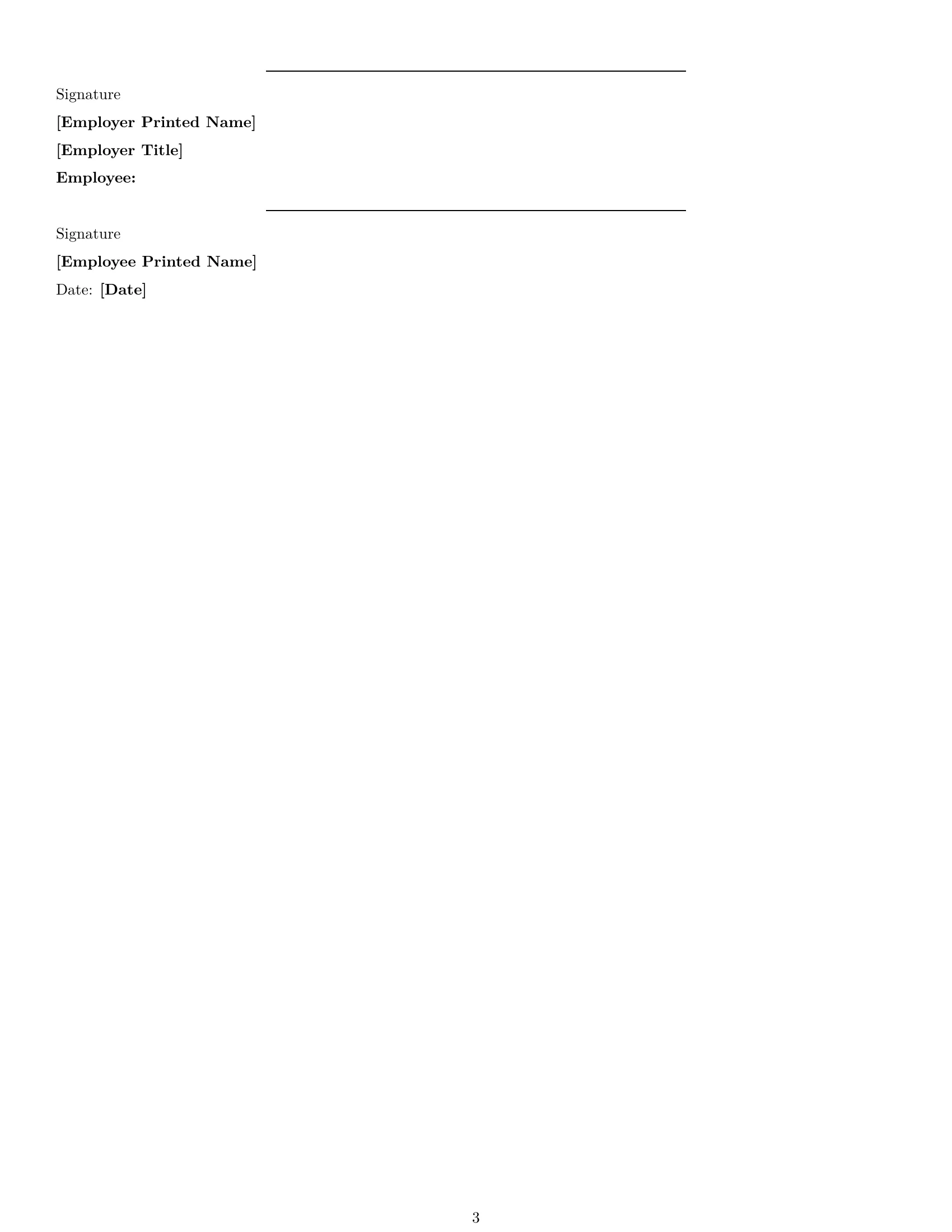 Preview page 3 of Free Nebraska warehouse worker employment contract template
