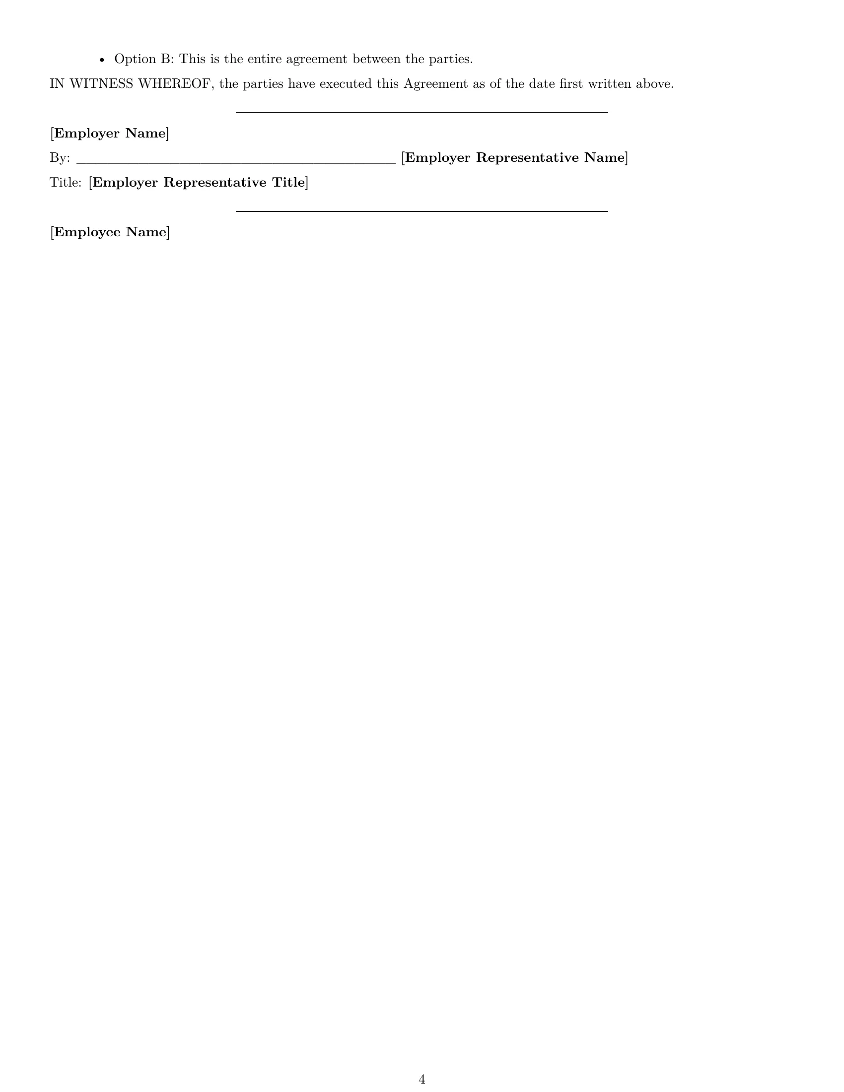 Preview page 4 of Free New Mexico production worker employment contract template