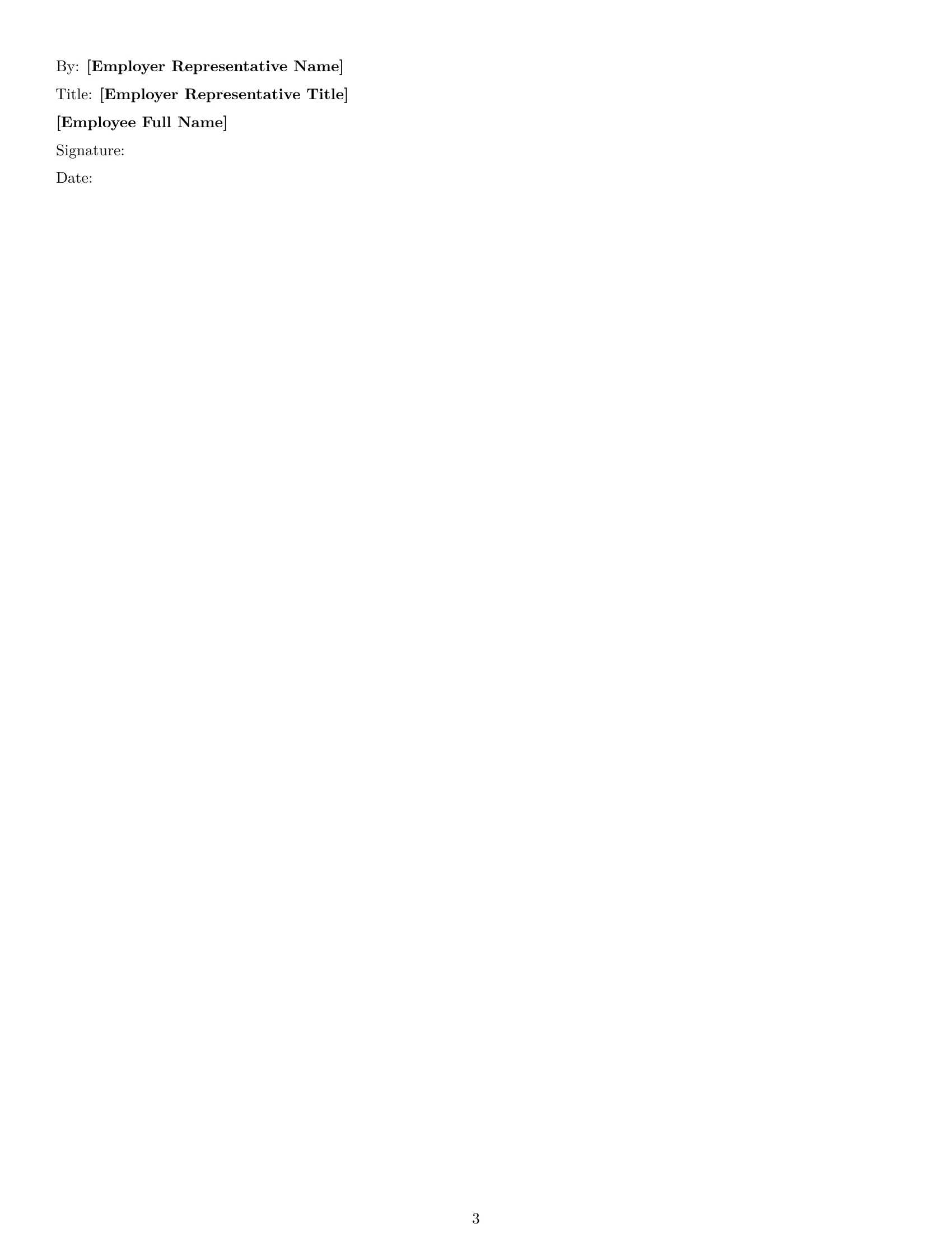 Preview page 3 of Free Georgia software developer employment contract template