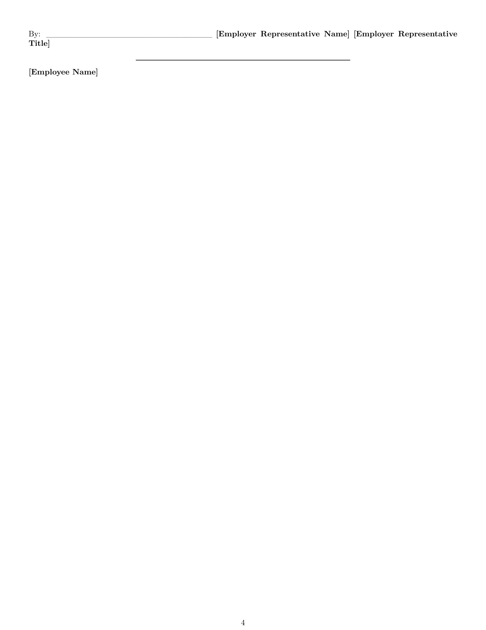 Preview page 4 of Free Nevada software developer employment contract template