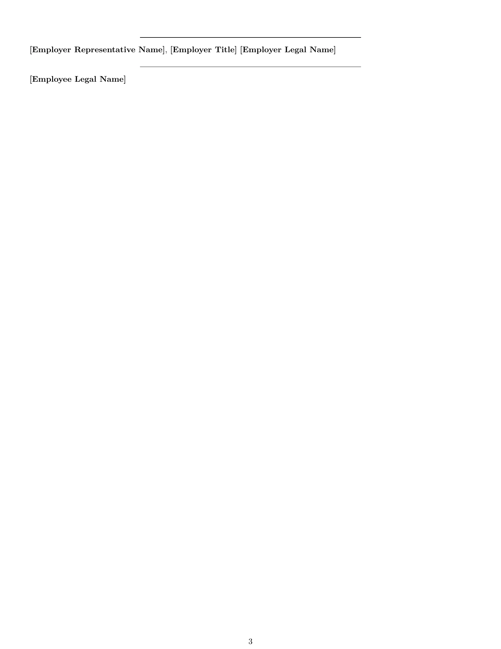 Preview page 3 of Free Oregon software developer employment contract template