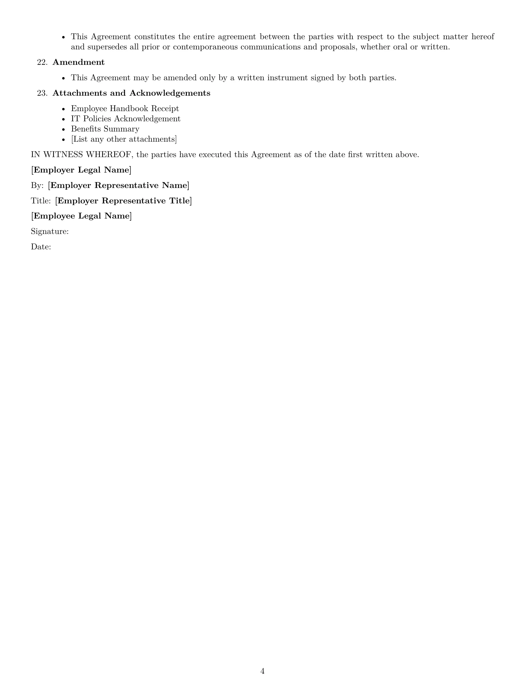 Preview page 4 of Free West Virginia software developer employment contract template