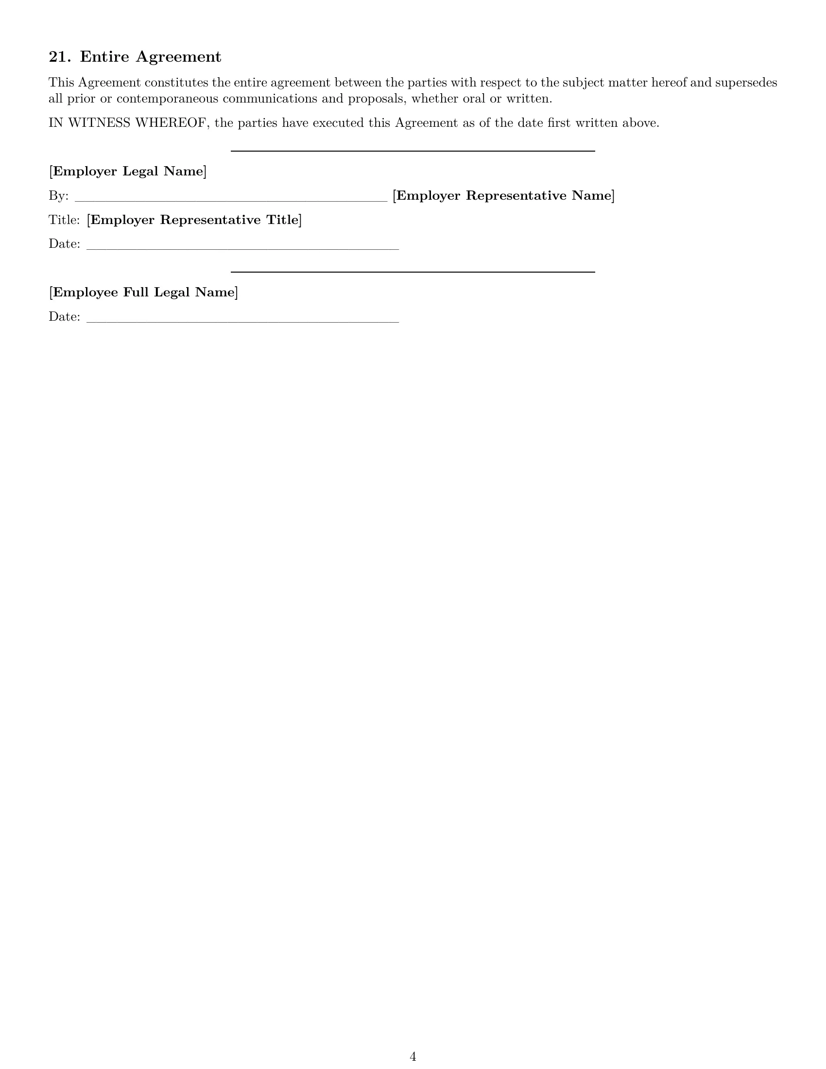 Preview page 4 of Free South Dakota graphic designer employment contract template