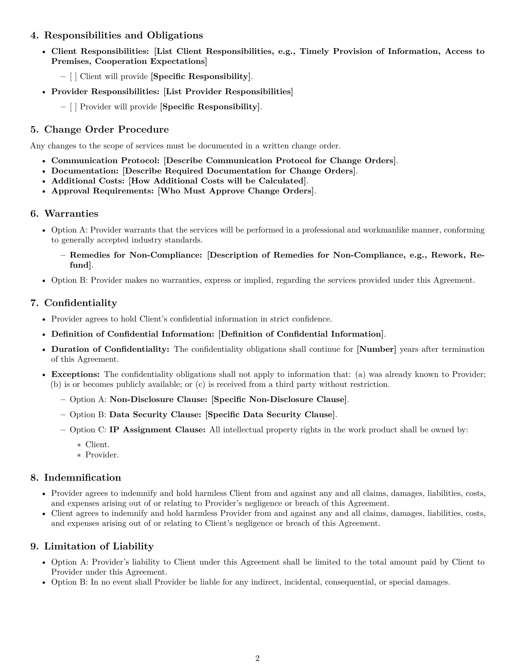 Preview page 2 of Free Arkansas service contract template