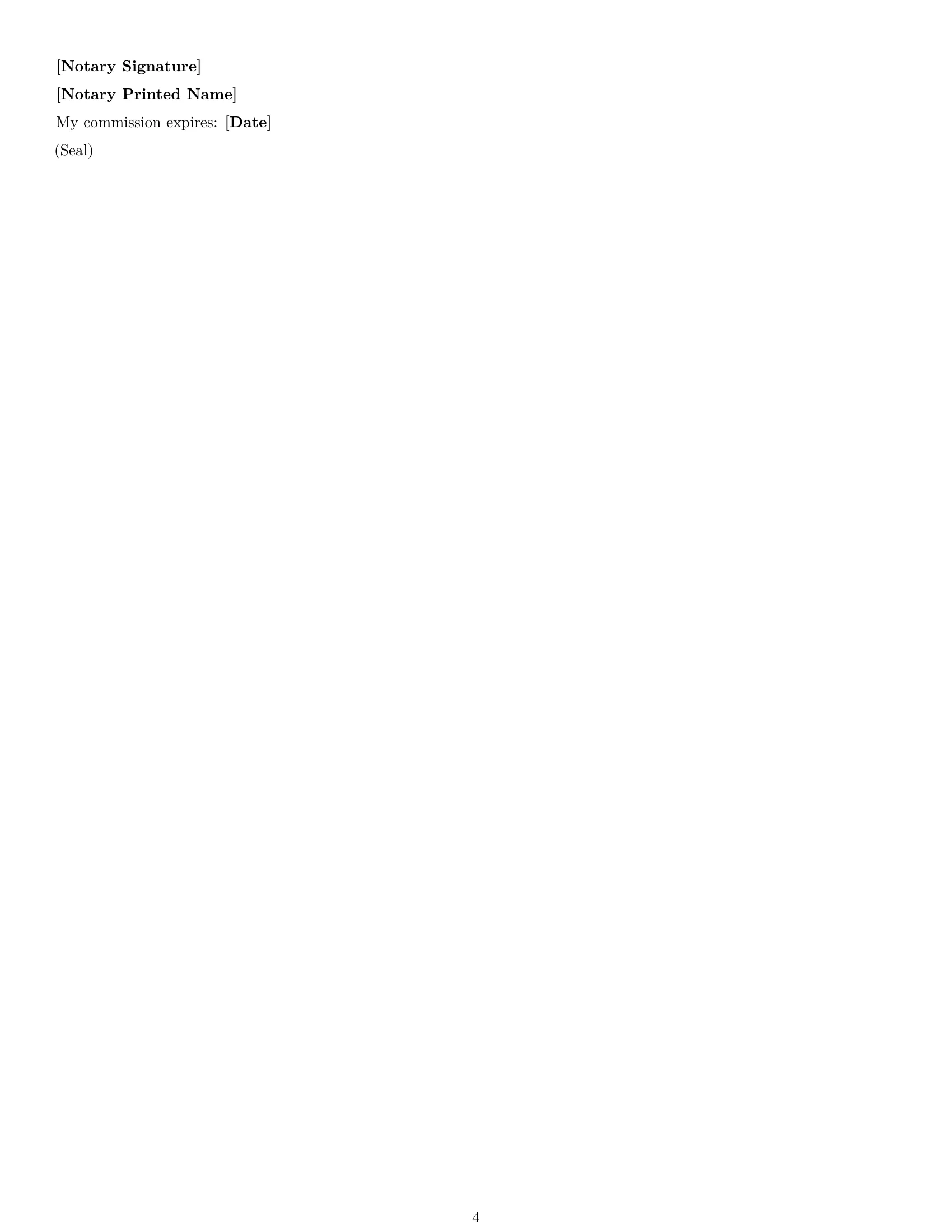 Preview page 4 of Free North Carolina consulting service contract template