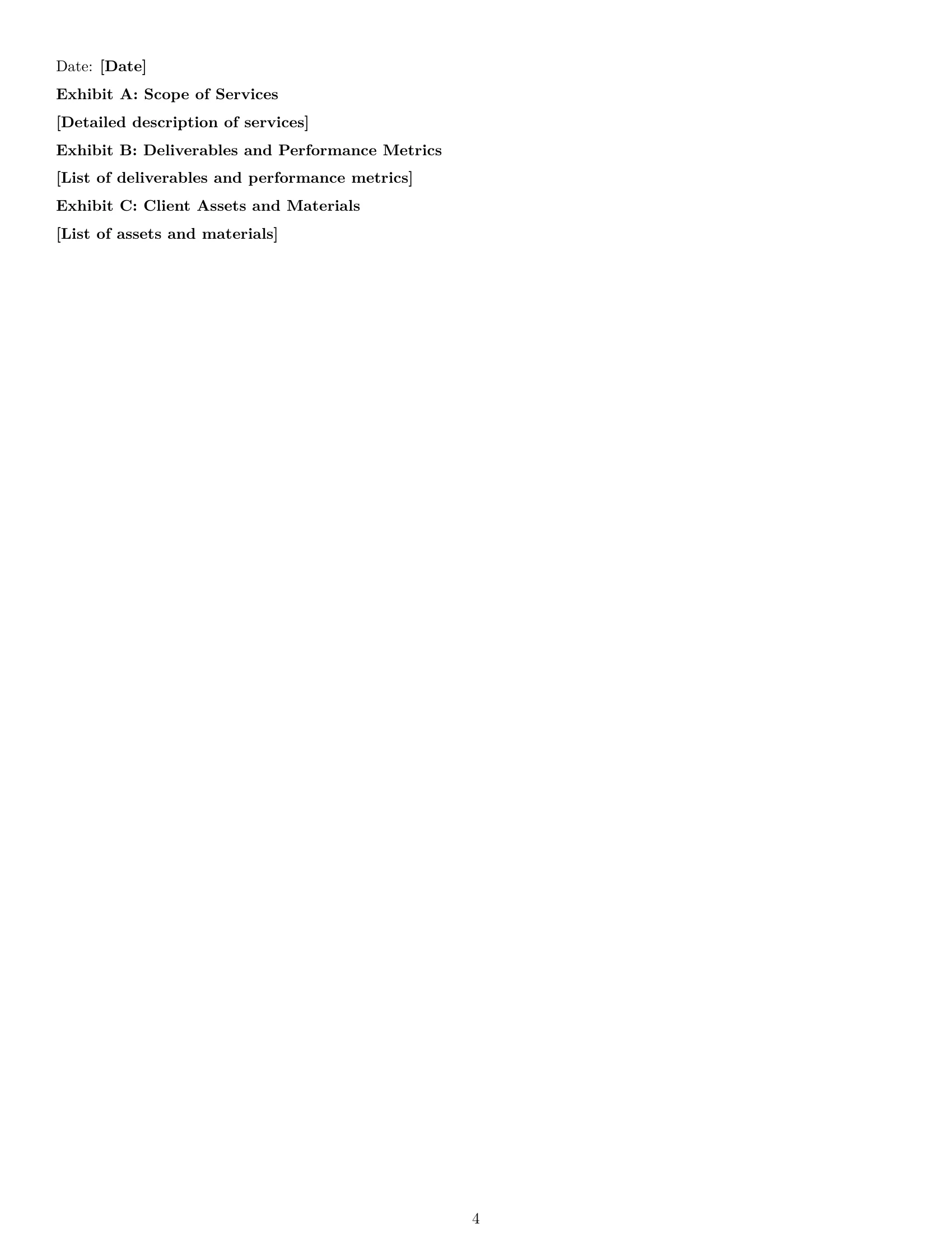 Preview page 4 of Free Virginia marketing service contract template