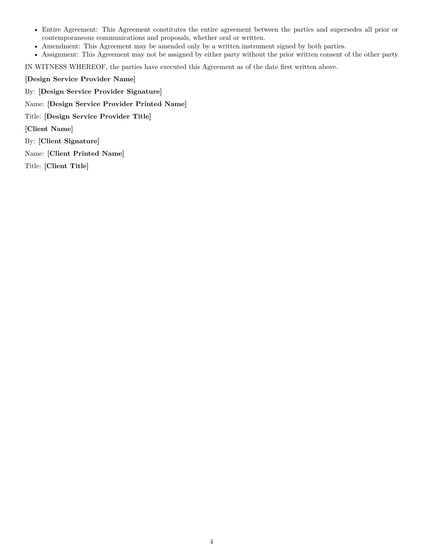 Preview page 4 of Free Hawaii design service contract template