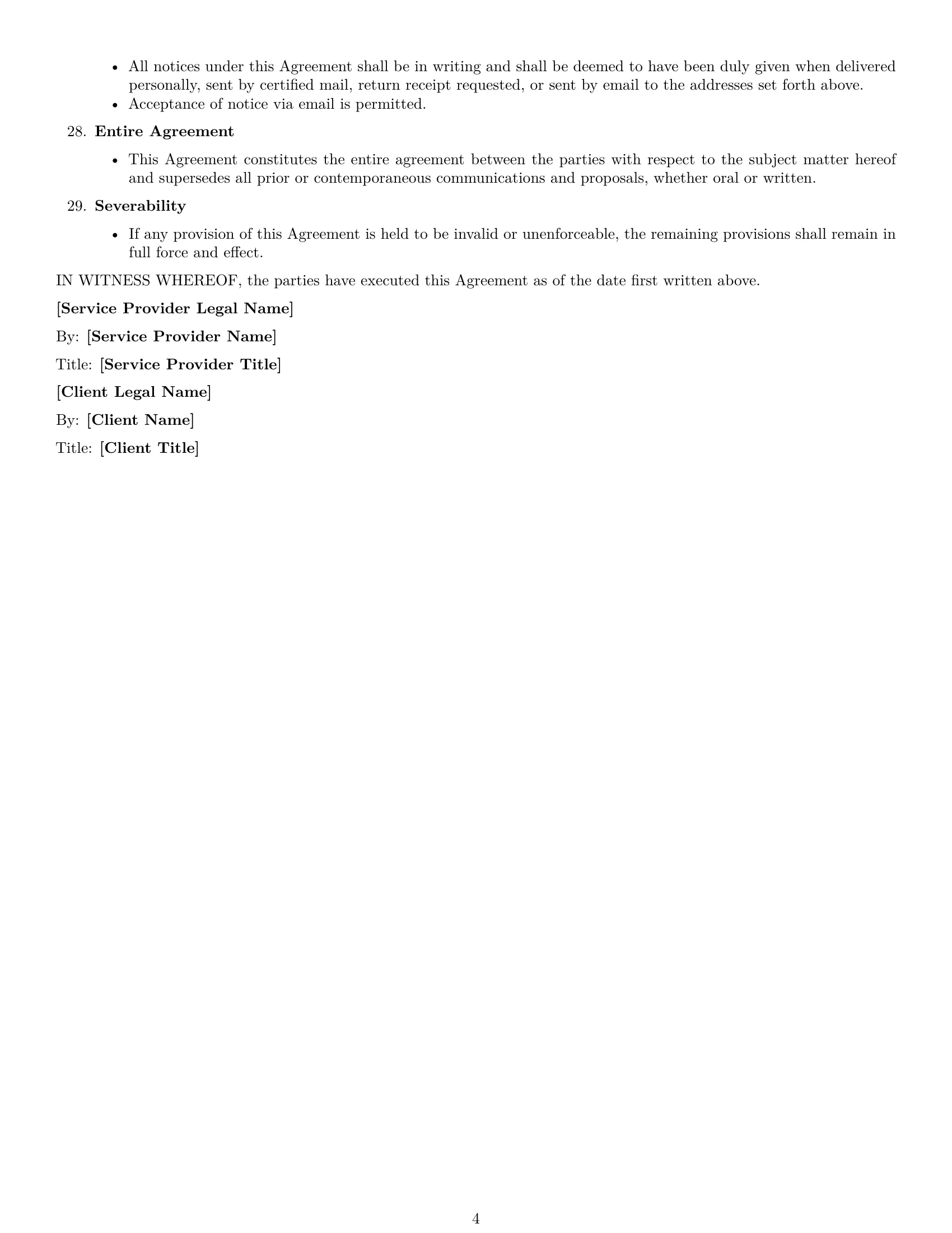 Preview page 4 of Free Nevada design service contract template