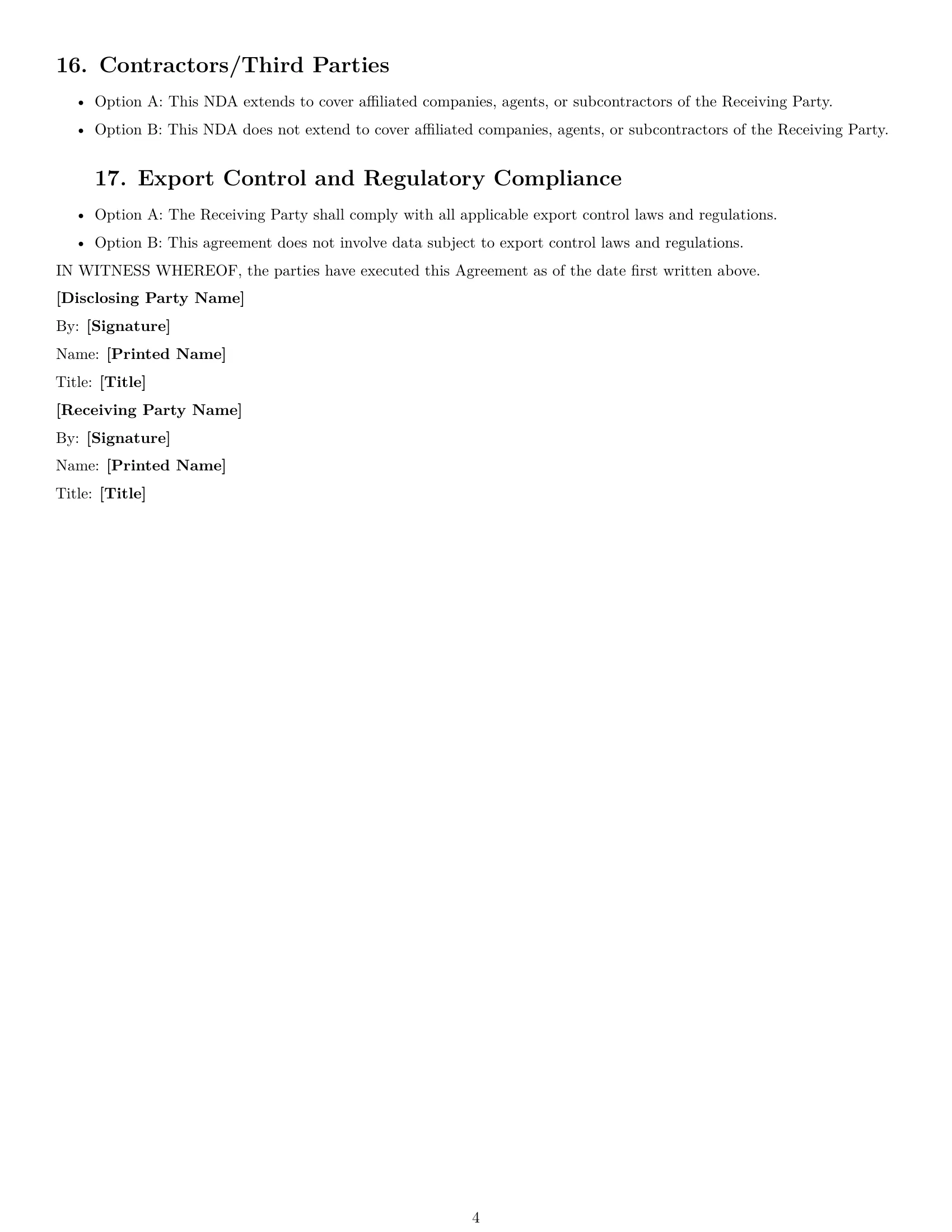Preview page 4 of Free Illinois nda template