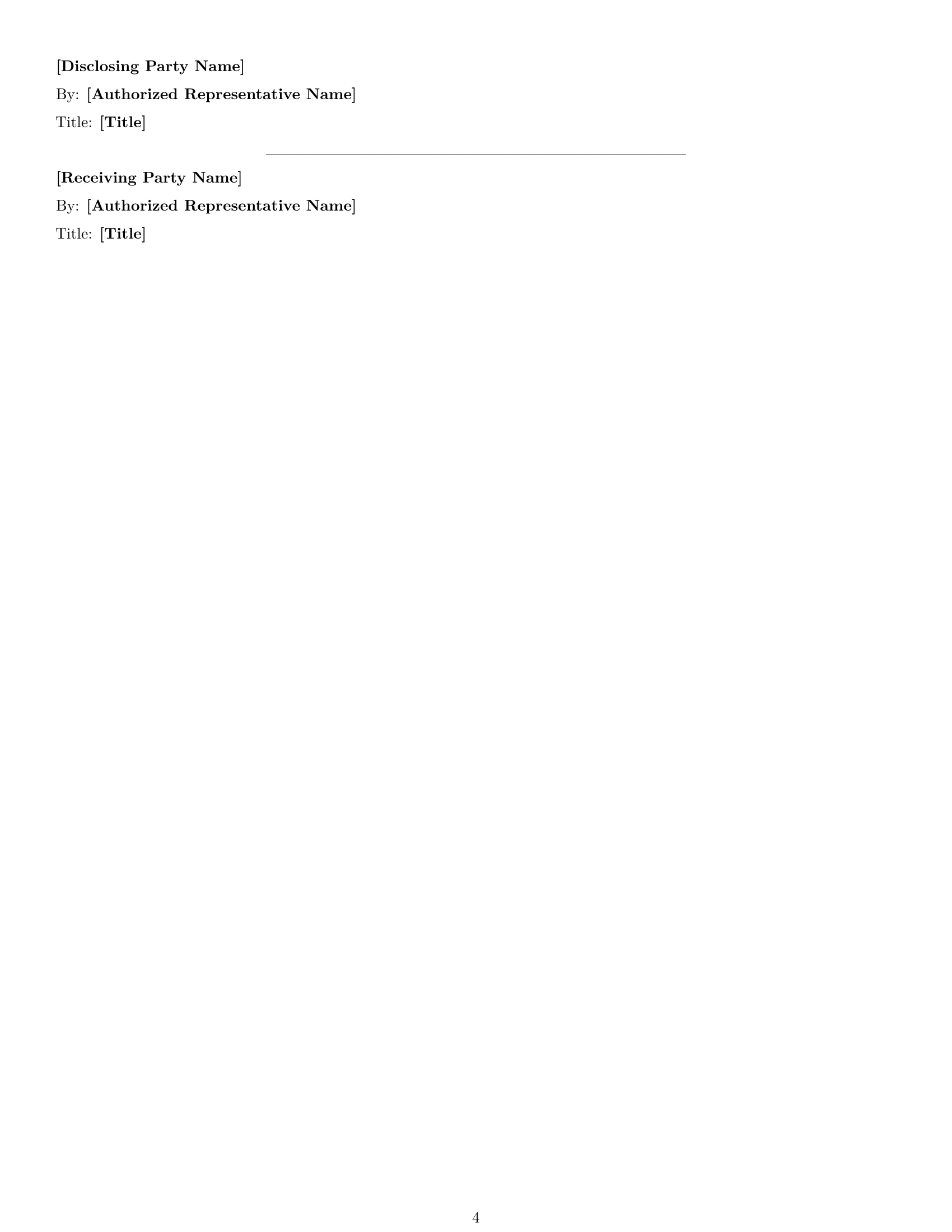 Preview page 4 of Free Nevada nda template