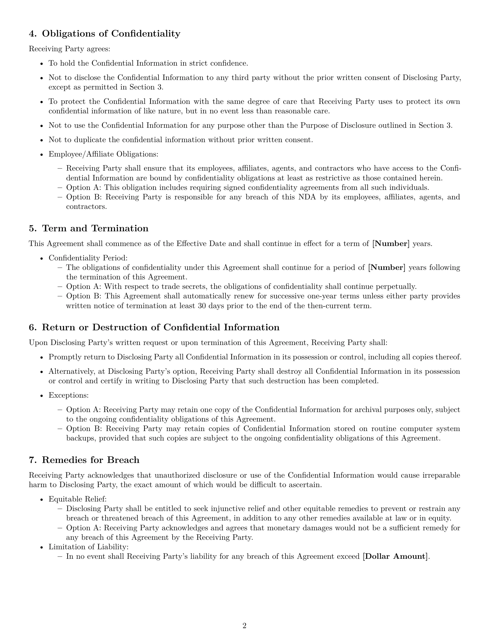 Preview page 2 of Free Colorado nda template