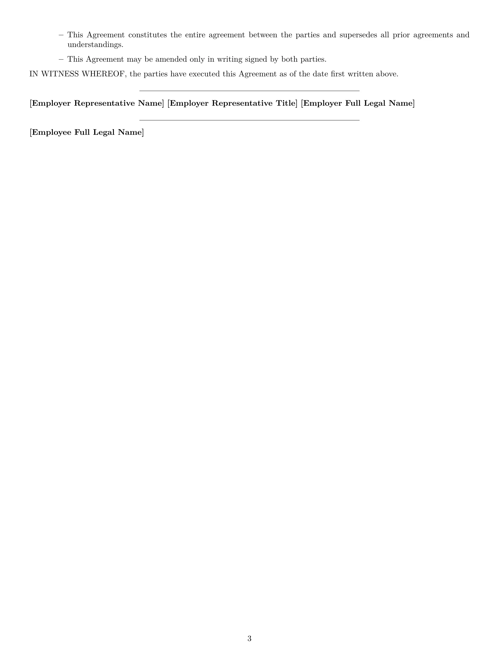 Preview page 3 of Free Illinois executive assistant employment contract template