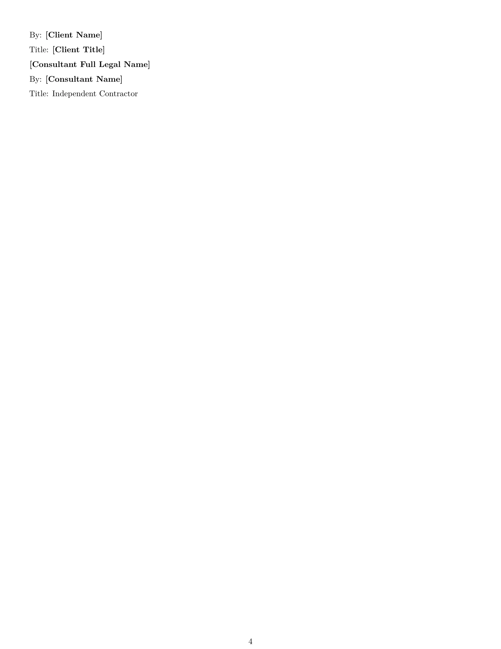 Preview page 4 of Free Georgia consultant nda template