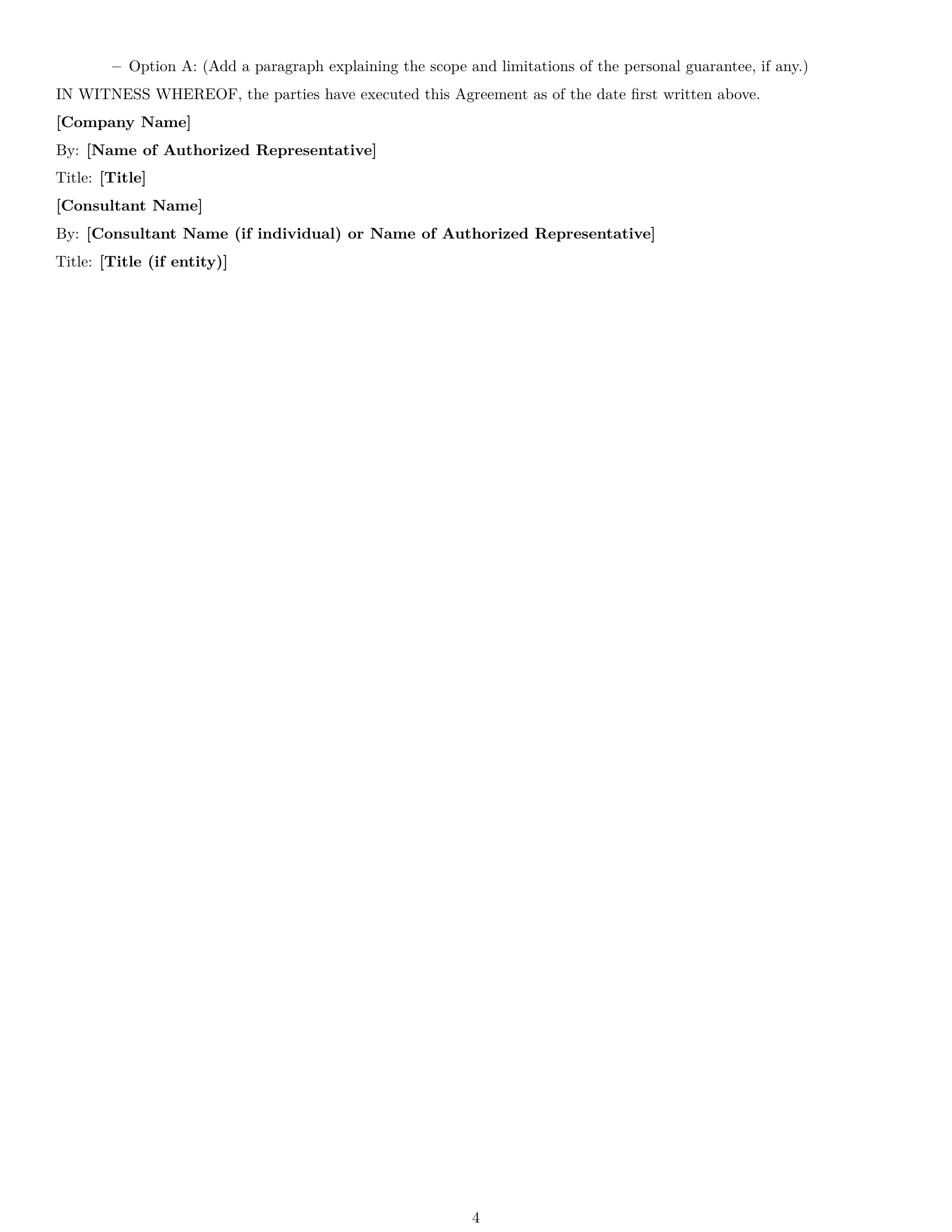 Preview page 4 of Free Colorado consultant nda template