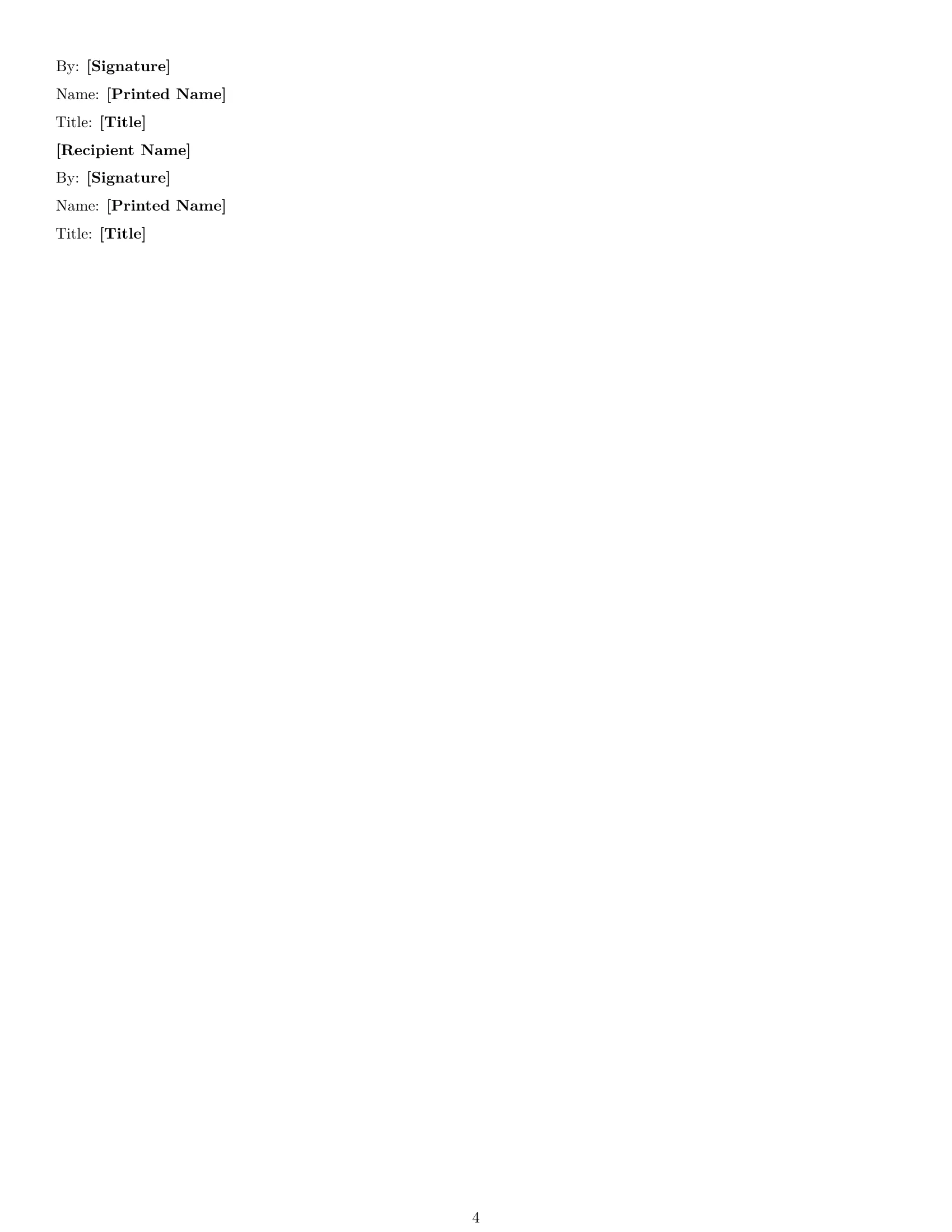 Preview page 4 of Free Kentucky mutual nda template