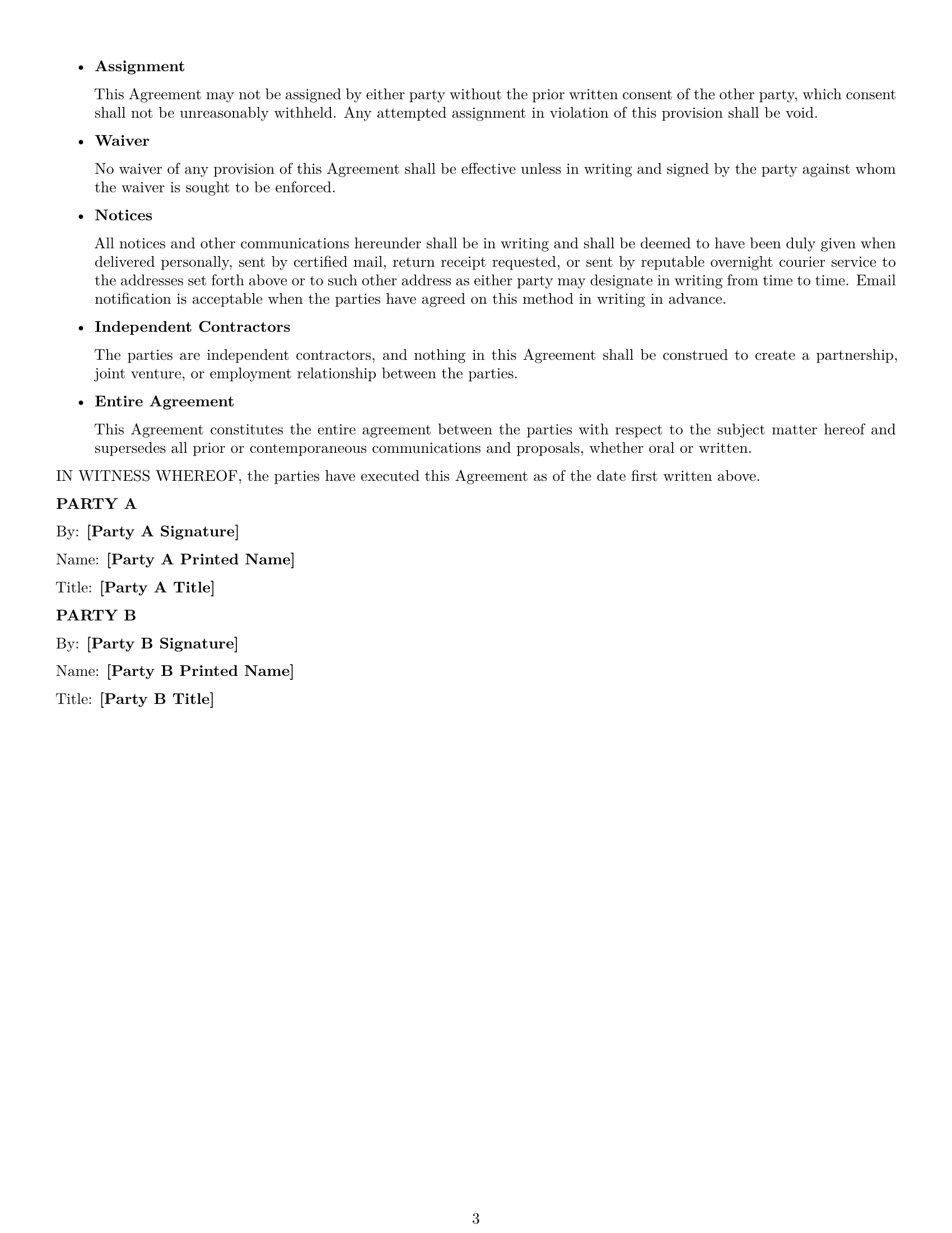 Preview page 3 of Free Arizona mutual nda template