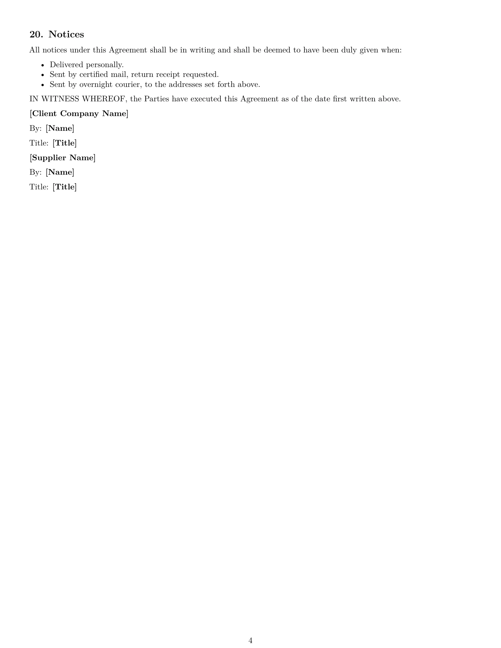 Preview page 4 of Free Alabama supplier nda template