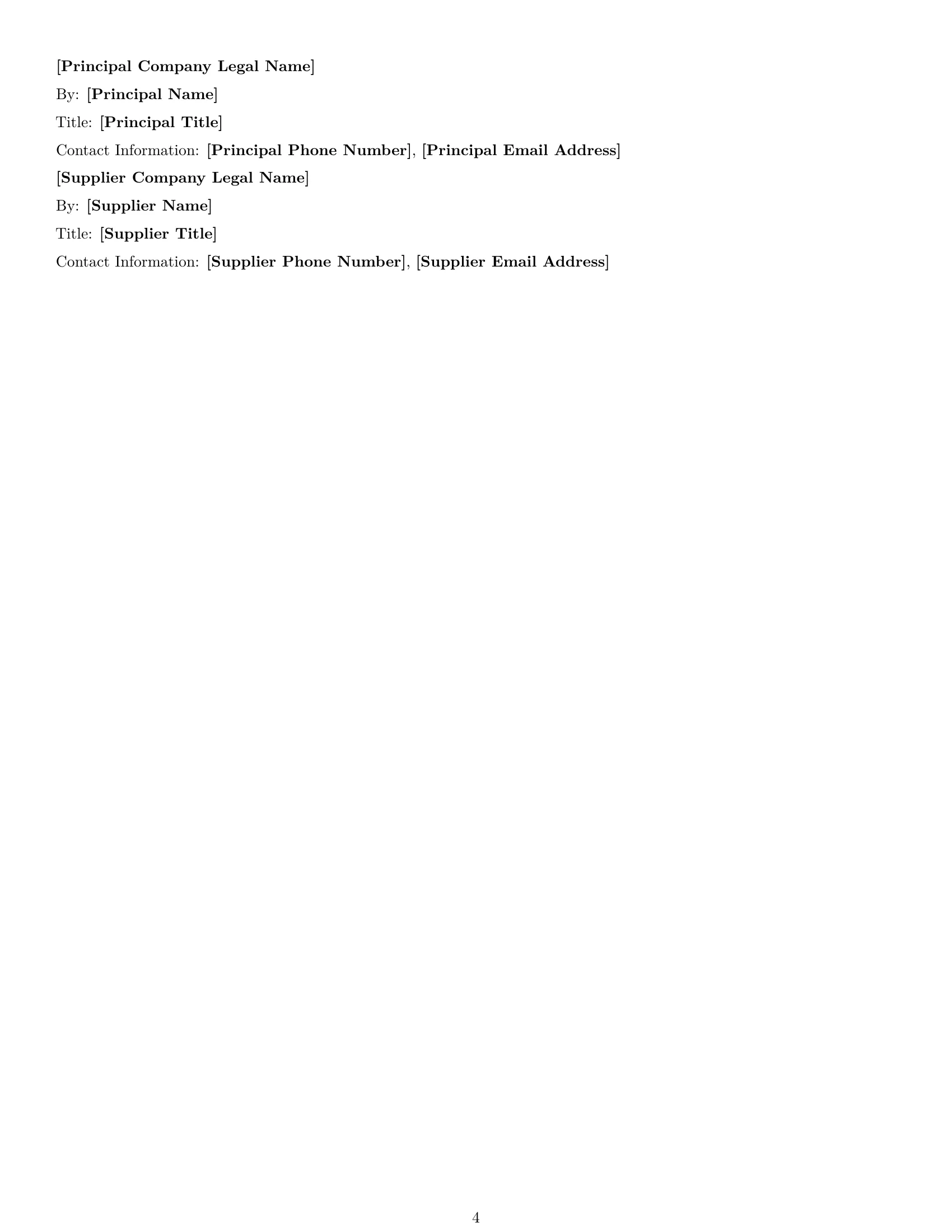 Preview page 4 of Free Oregon supplier nda template