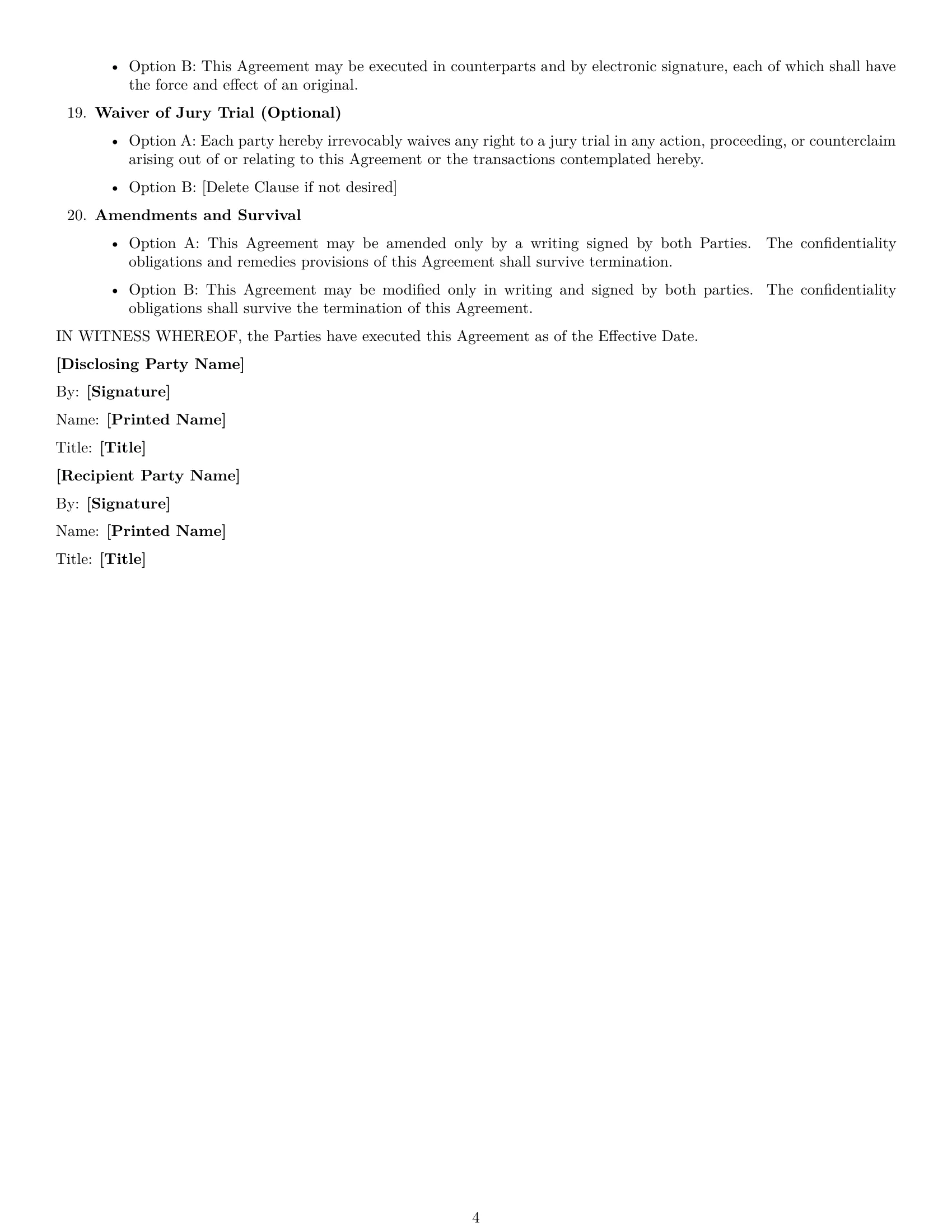 Preview page 4 of Free Colorado investor nda template