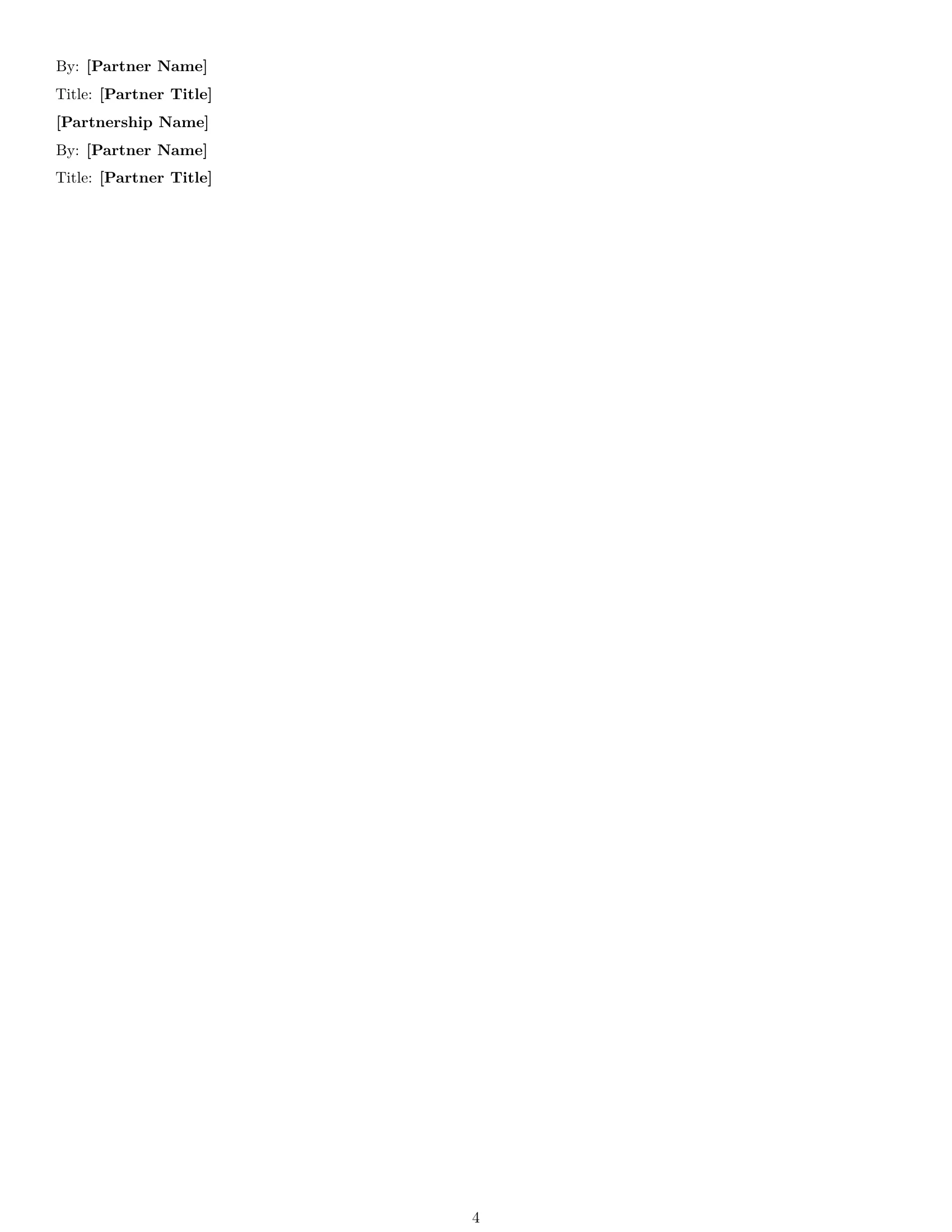 Preview page 4 of Free Vermont partnership nda template