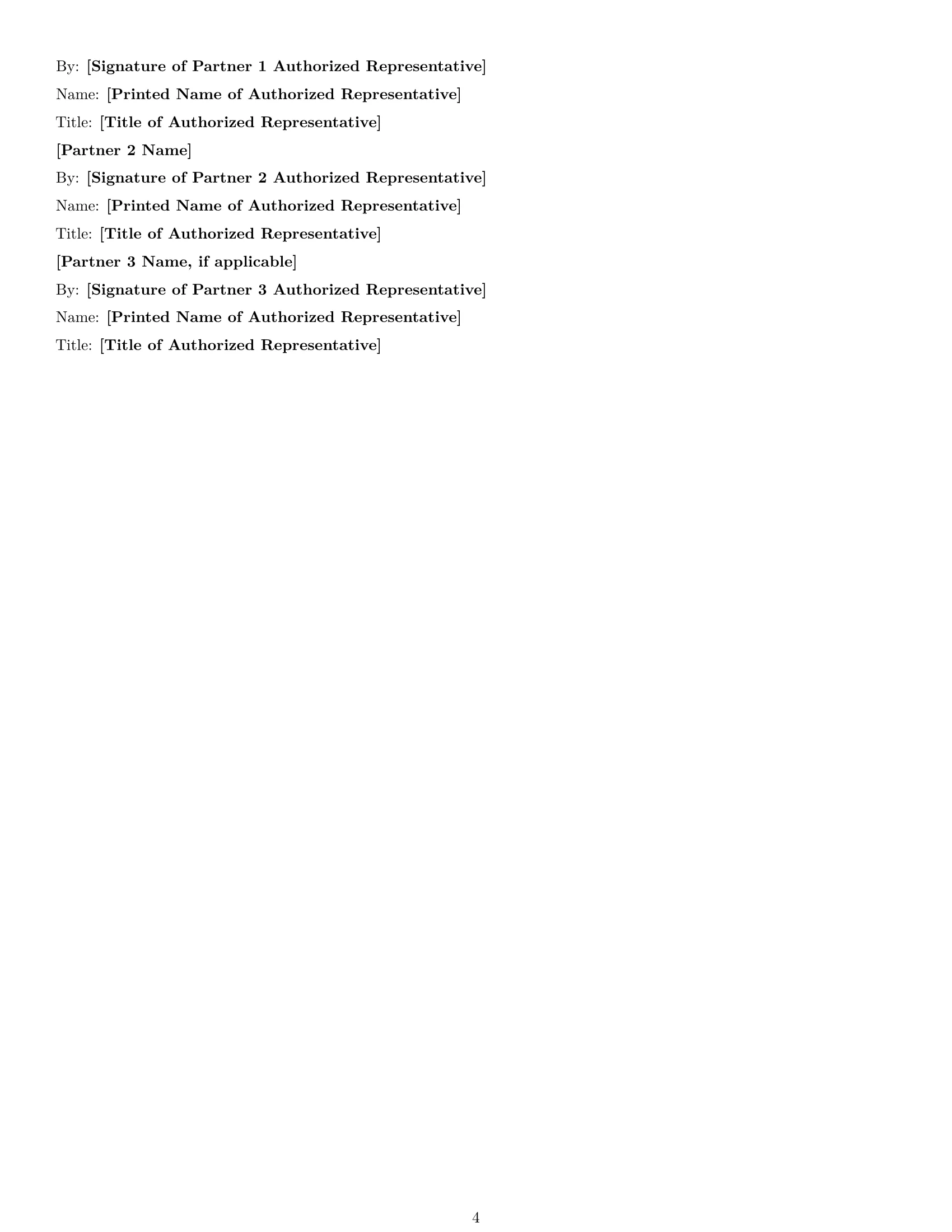 Preview page 4 of Free Wisconsin partnership nda template