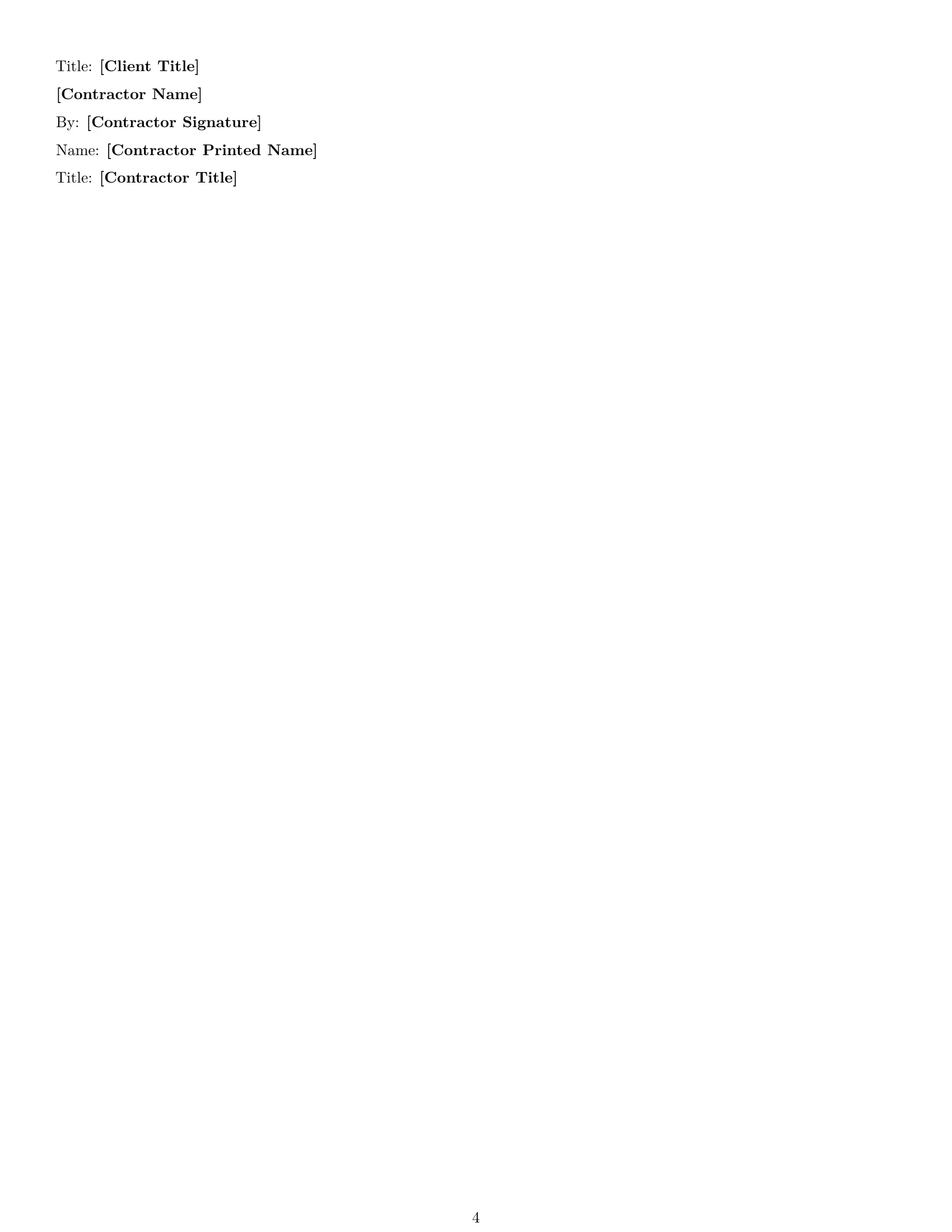 Preview page 4 of Free New Jersey consulting independent contractor agreement template