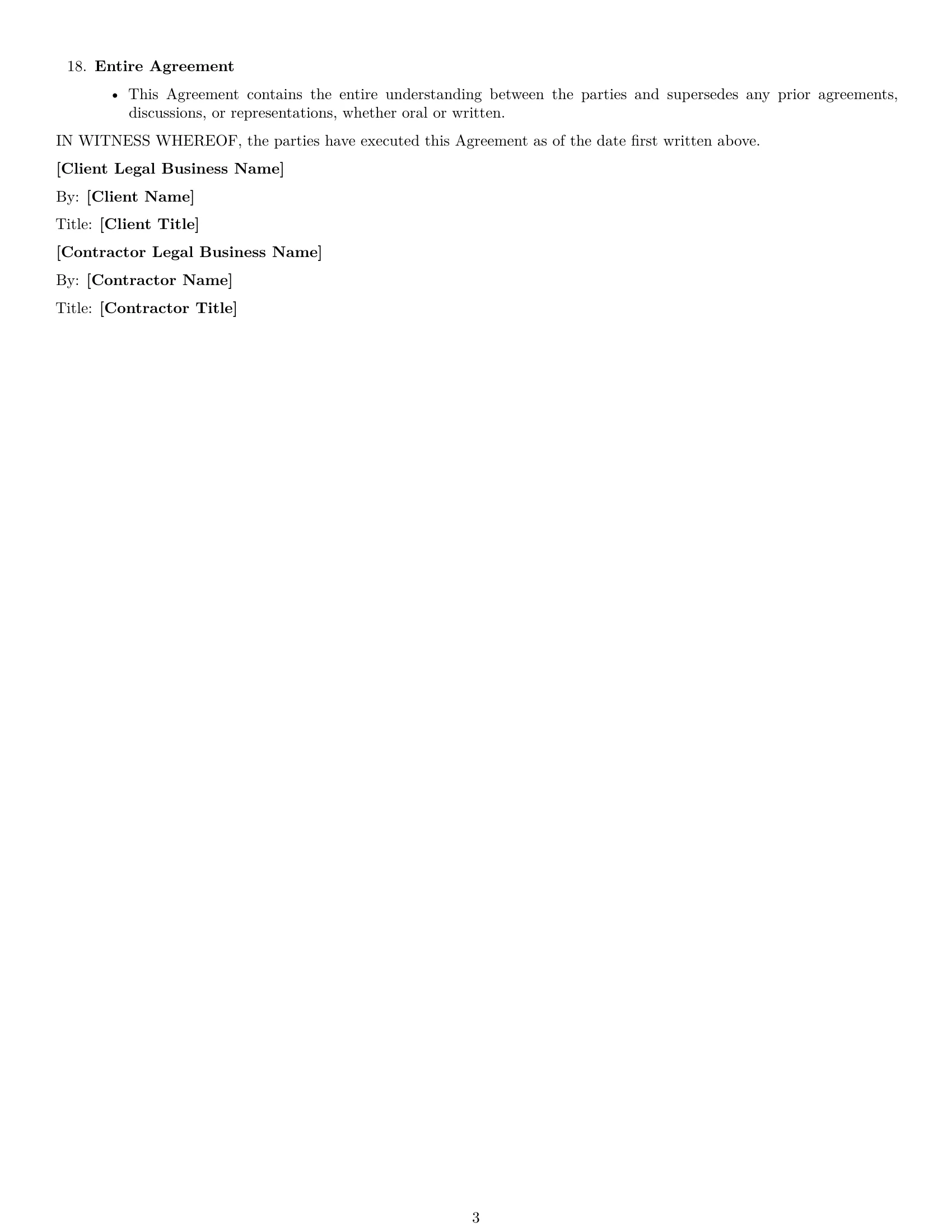 Preview page 3 of Free Massachusetts marketing independent contractor agreement template