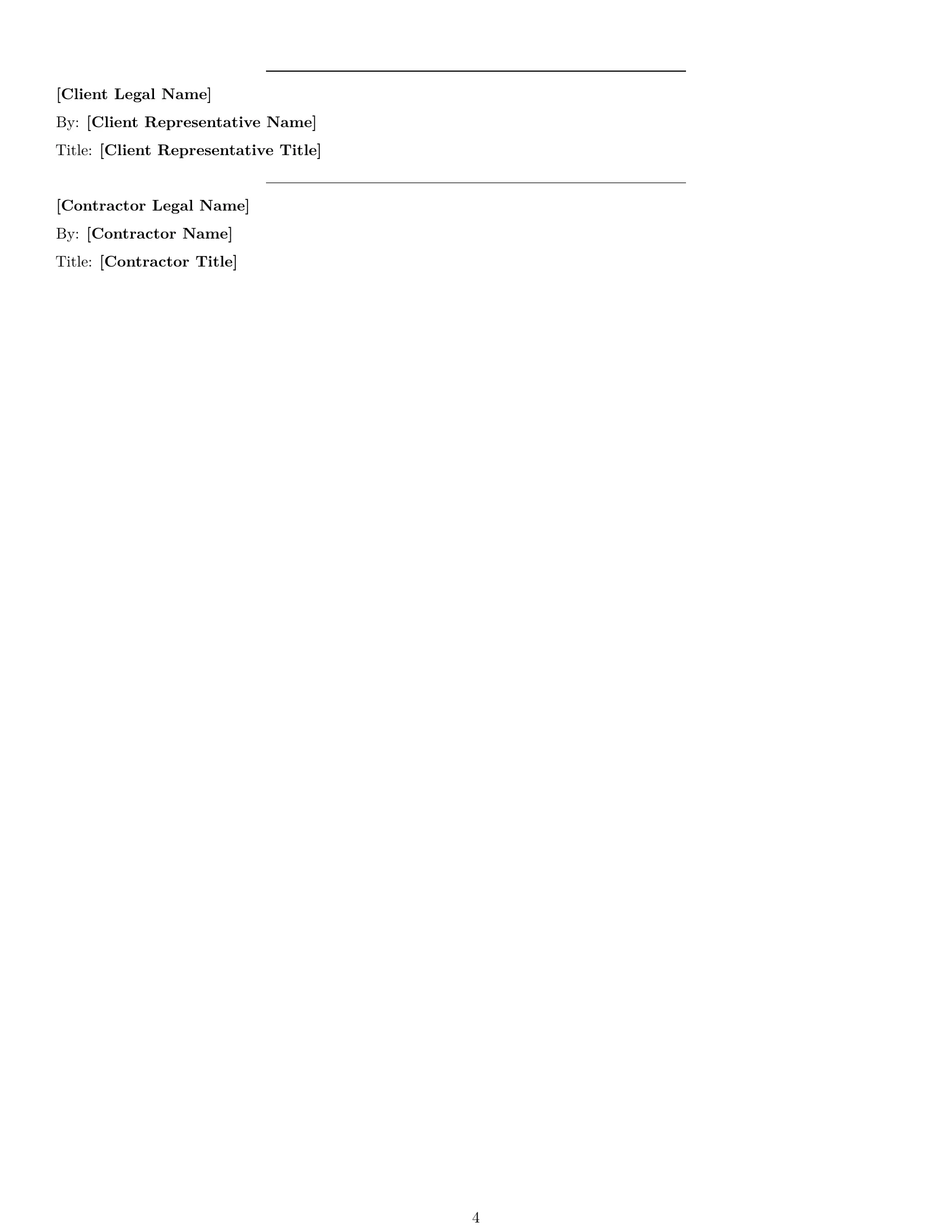 Preview page 4 of Free West Virginia marketing independent contractor agreement template