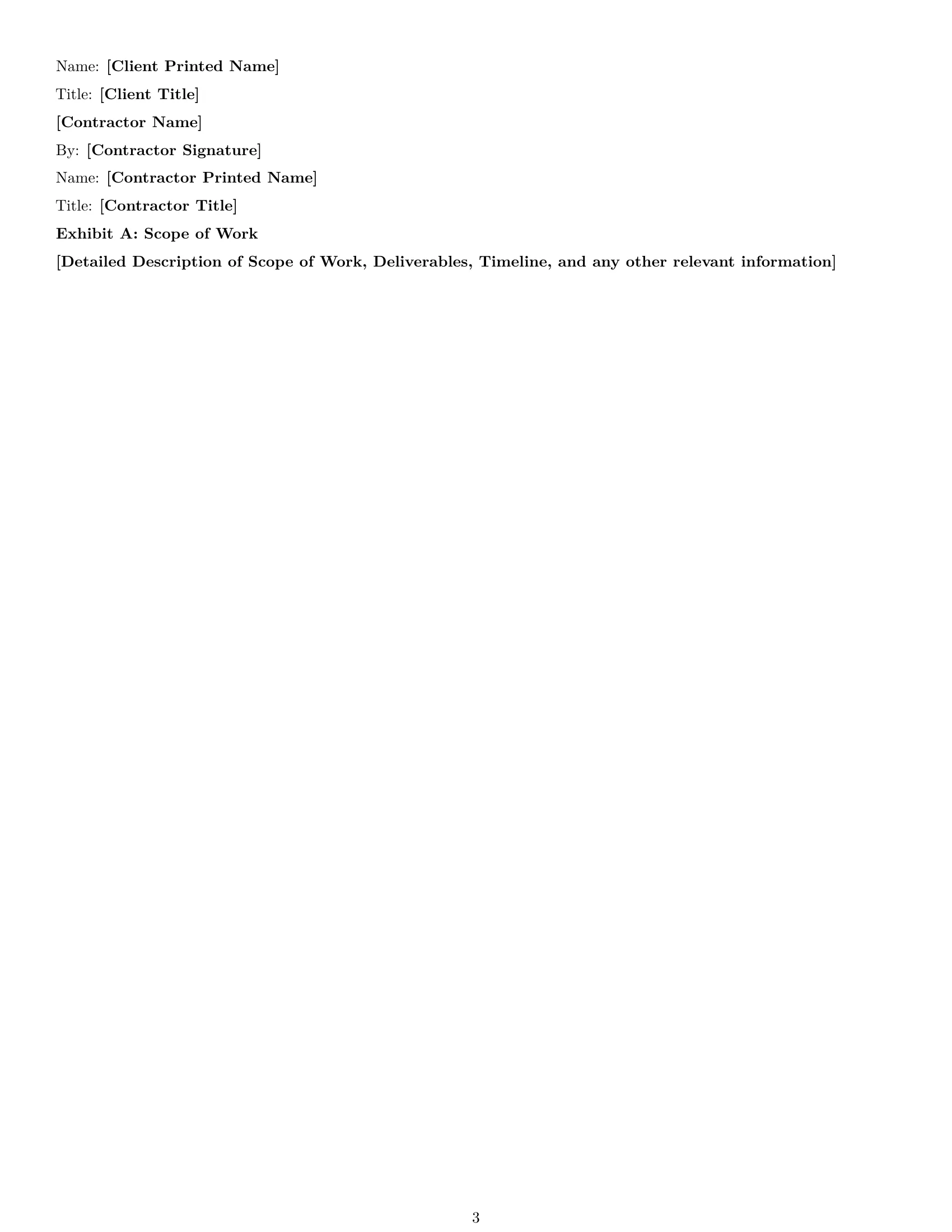 Preview page 3 of Free Georgia creative independent contractor agreement template