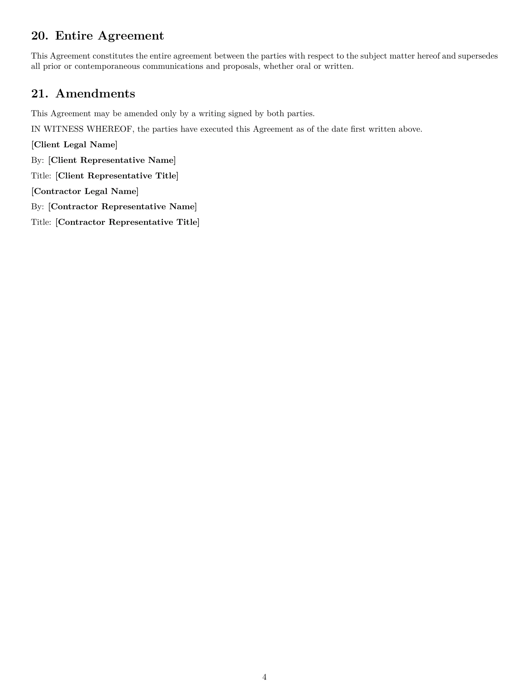 Preview page 4 of Free Hawaii creative independent contractor agreement template