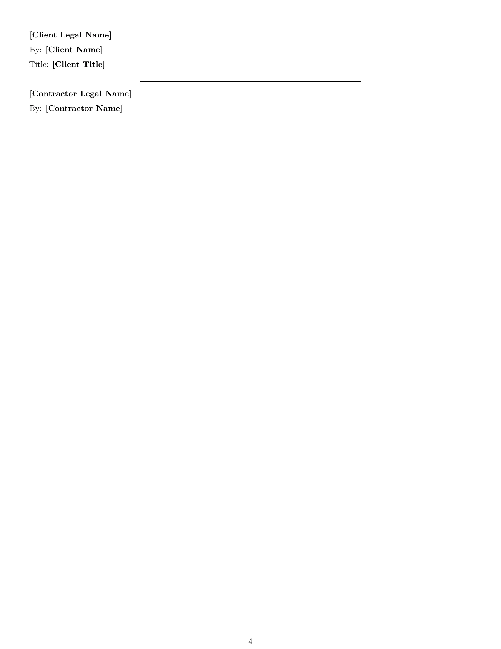 Preview page 4 of Free Maryland creative independent contractor agreement template