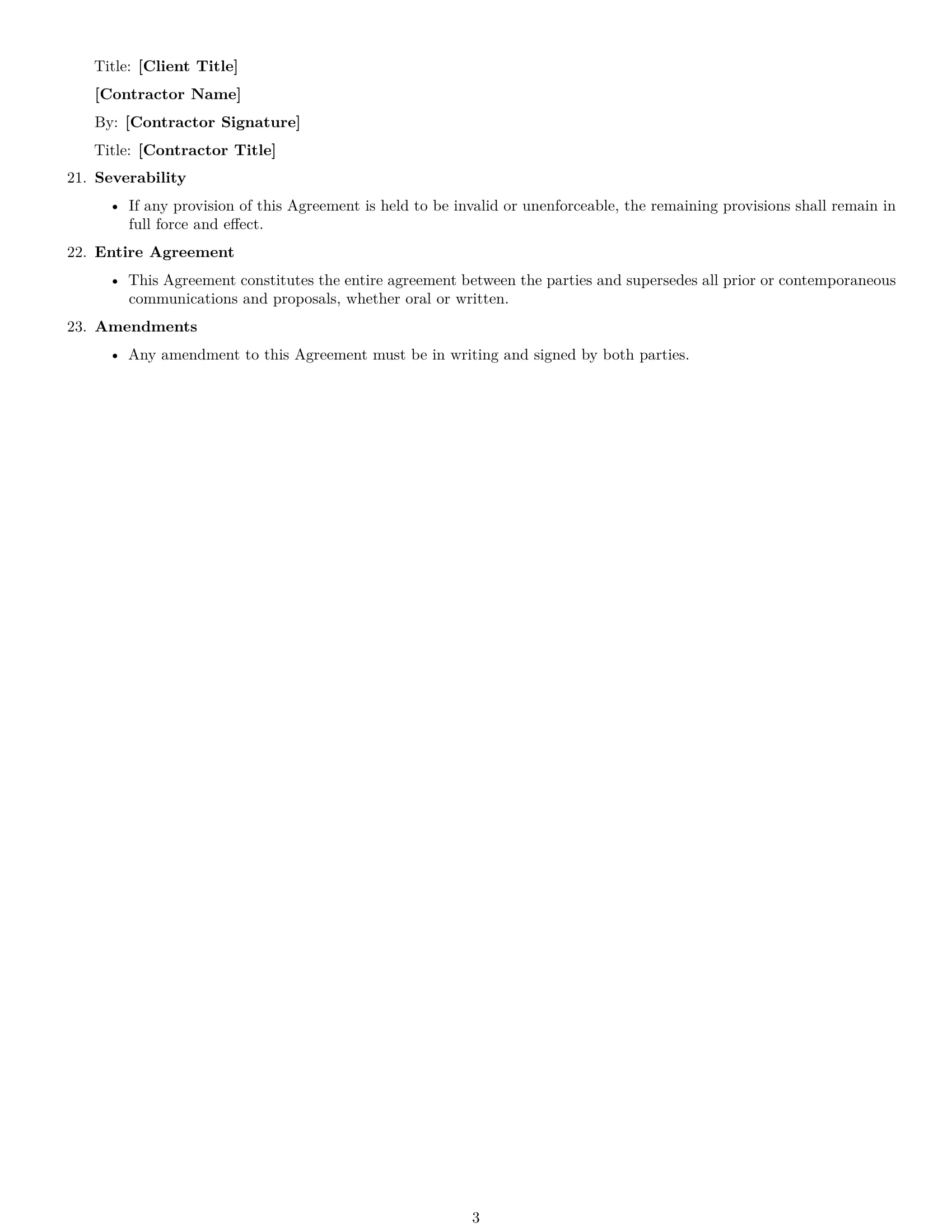 Preview page 3 of Free Virginia creative independent contractor agreement template