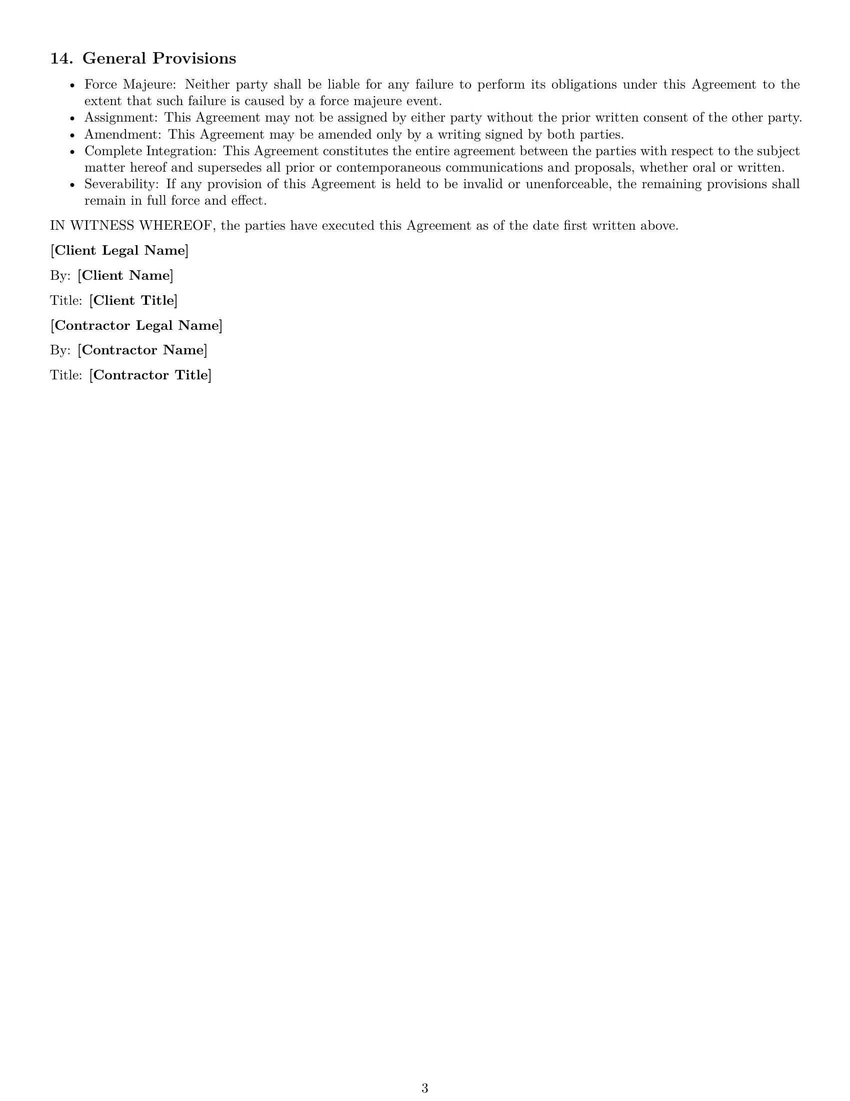 Preview page 3 of Free Vermont accounting independent contractor agreement template