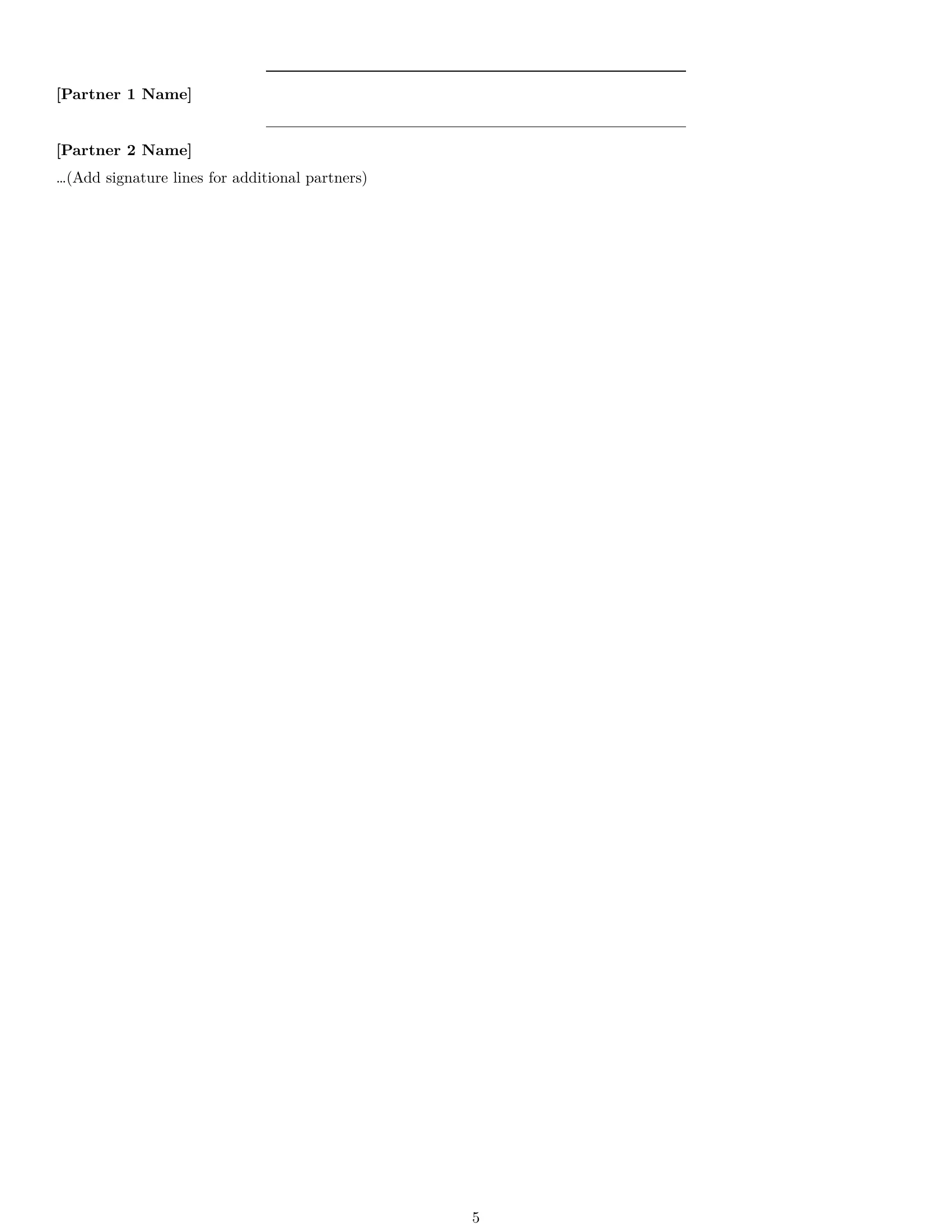 Preview page 5 of Free New Hampshire limited liability partnership agreement template