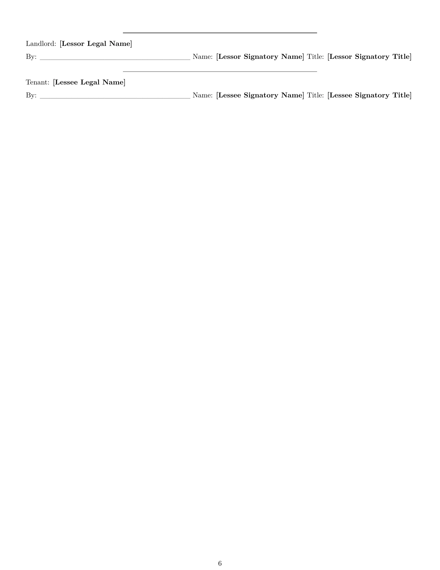 Preview page 6 of Free Maryland commercial lease agreement template