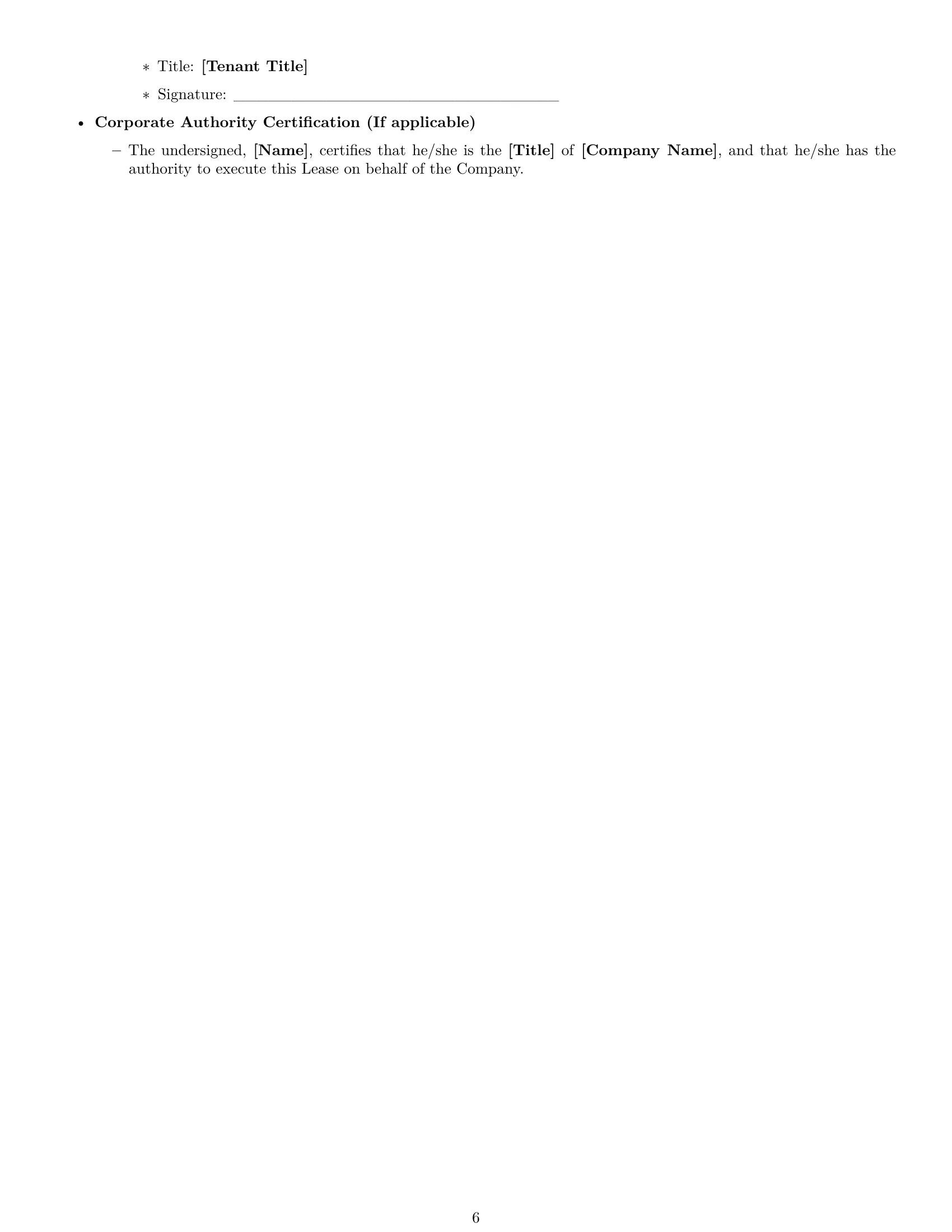 Preview page 6 of Free Missouri commercial lease agreement template