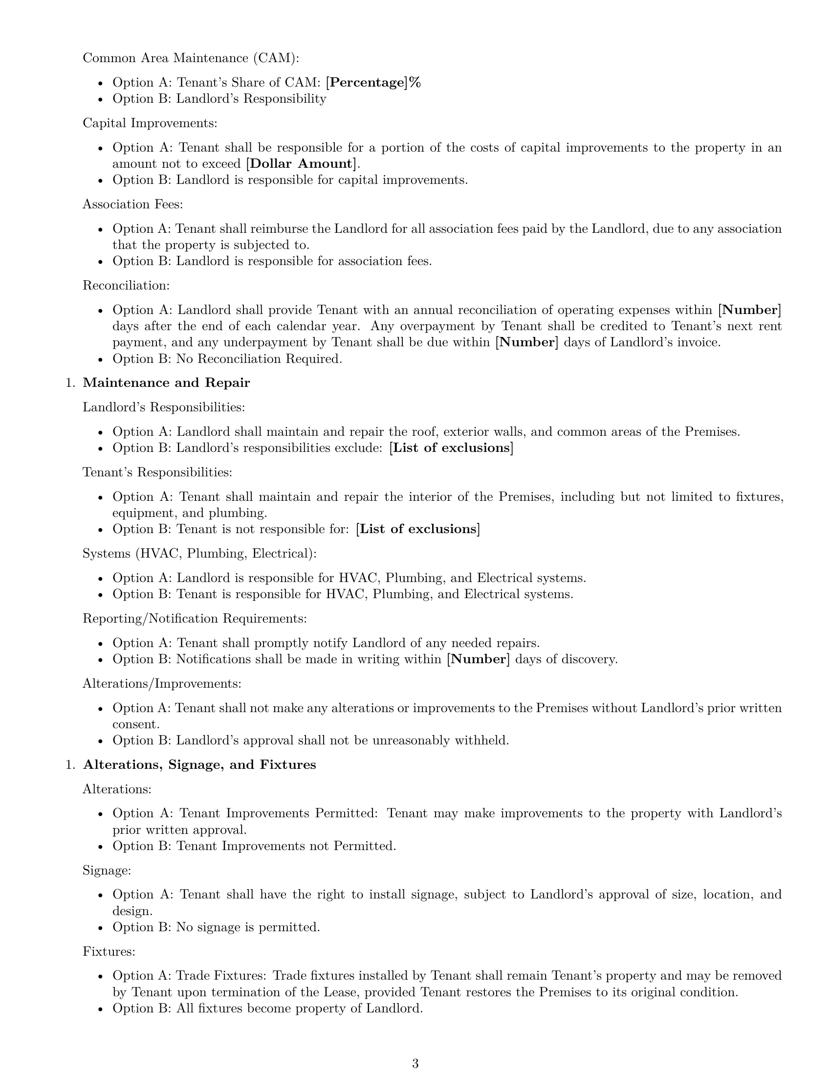 Preview page 3 of Free New Mexico commercial lease agreement template