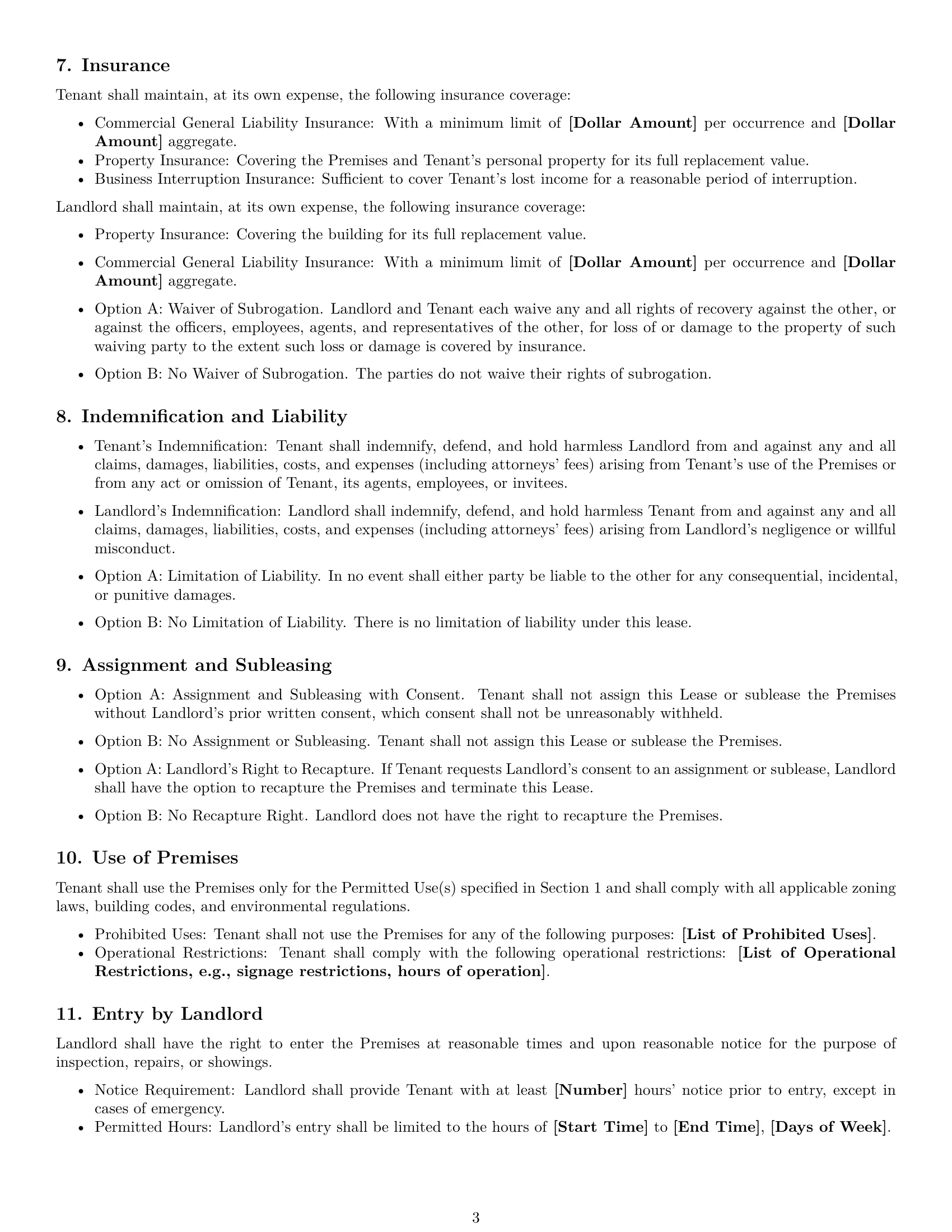 Preview page 3 of Free Oklahoma commercial lease agreement template