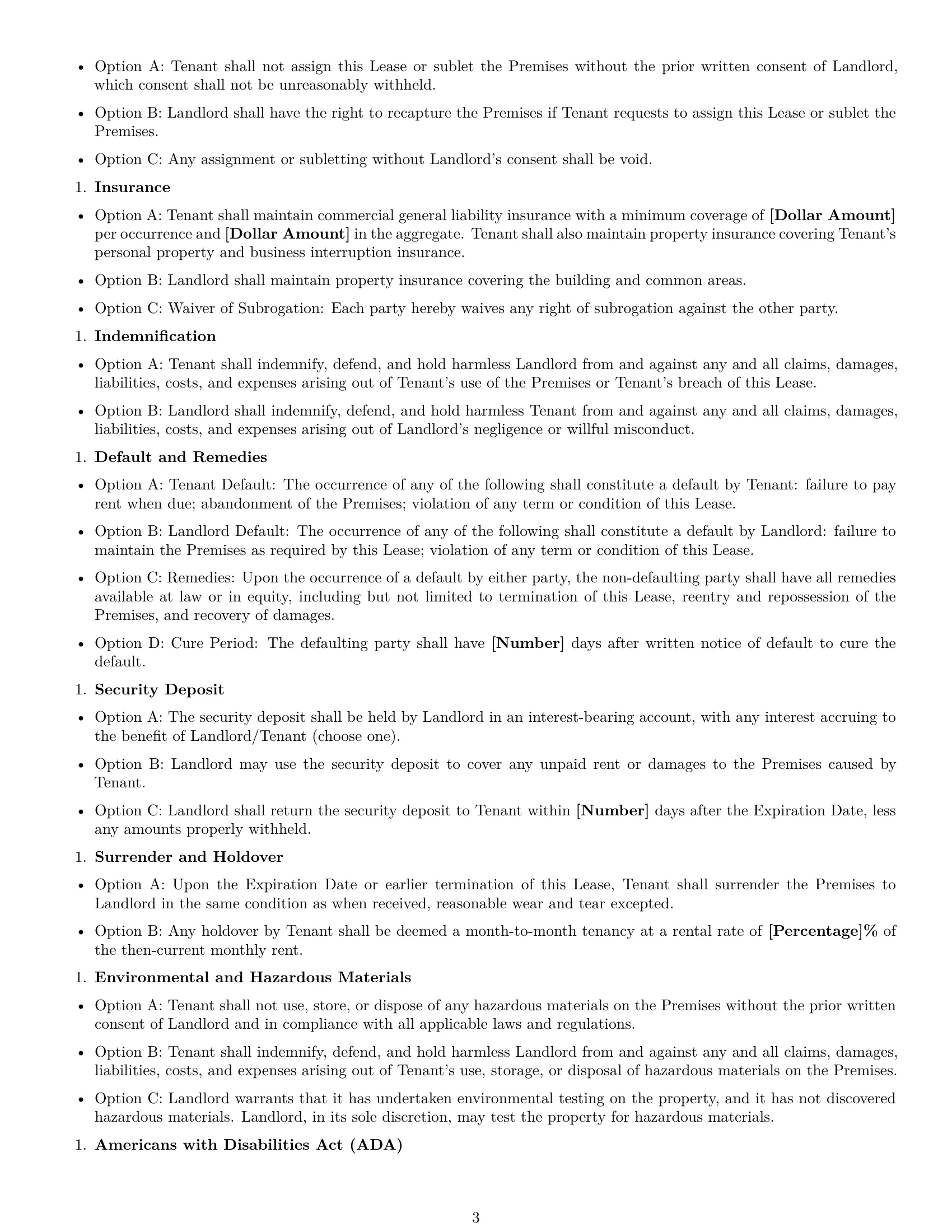 Preview page 3 of Free Colorado commercial lease agreement template