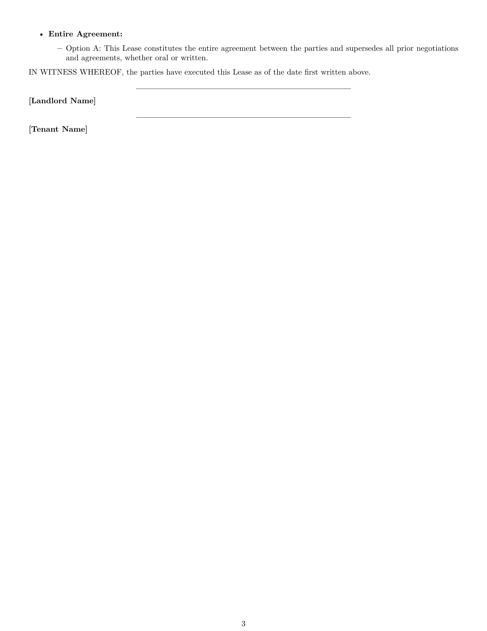 Preview page 3 of Free Idaho office lease agreement template