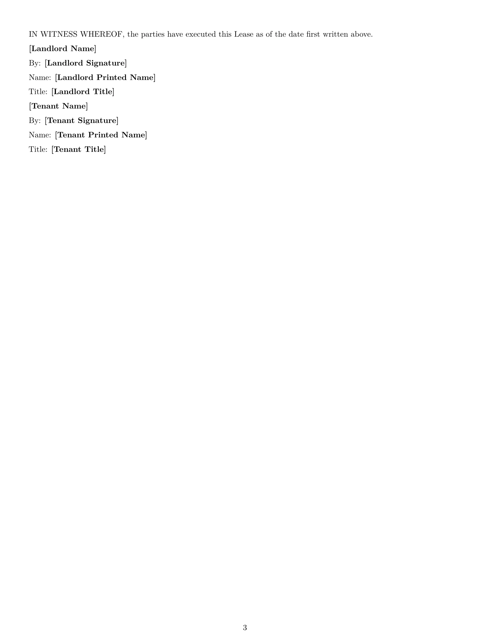 Preview page 3 of Free West Virginia office lease agreement template