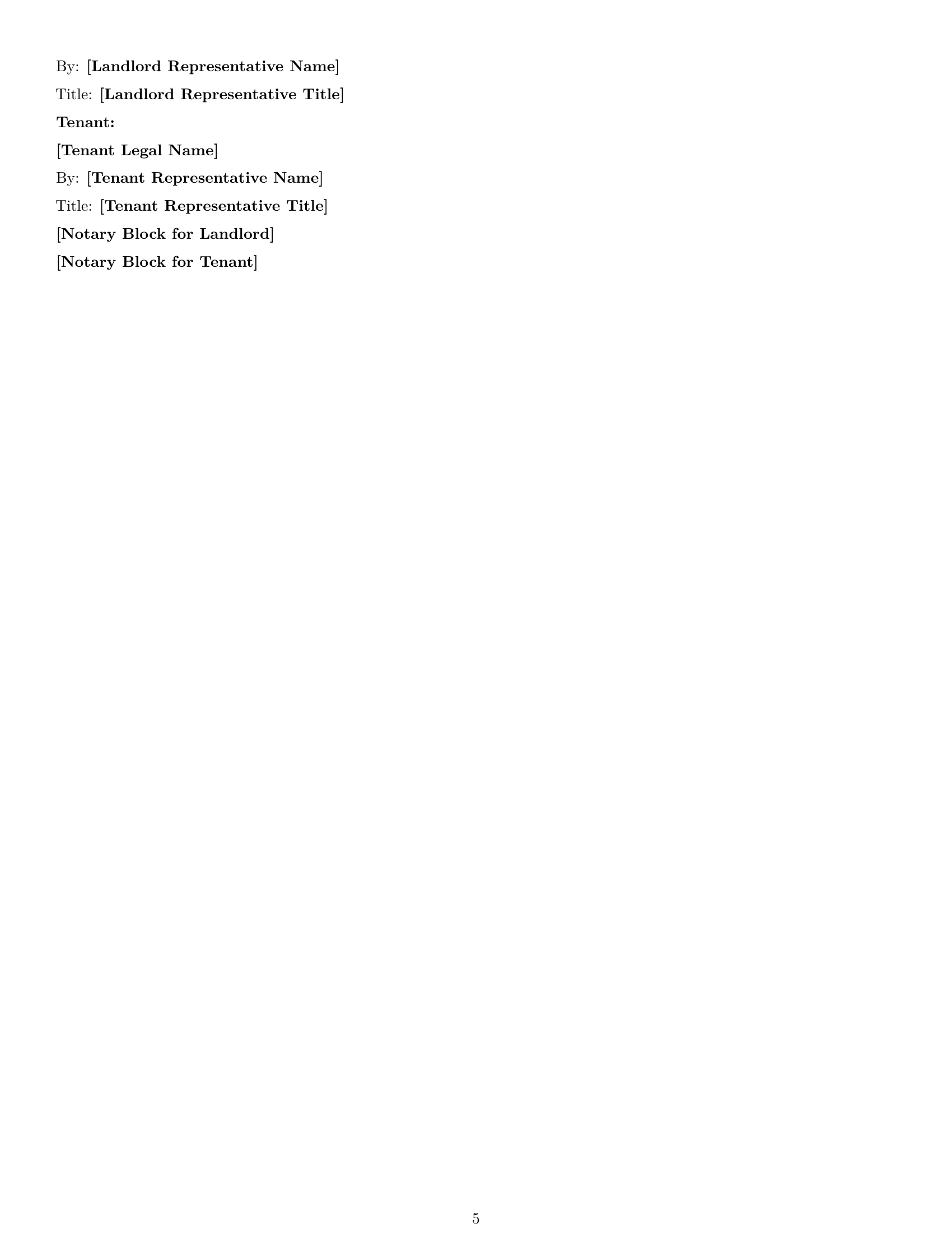 Preview page 5 of Free Massachusetts retail lease agreement template