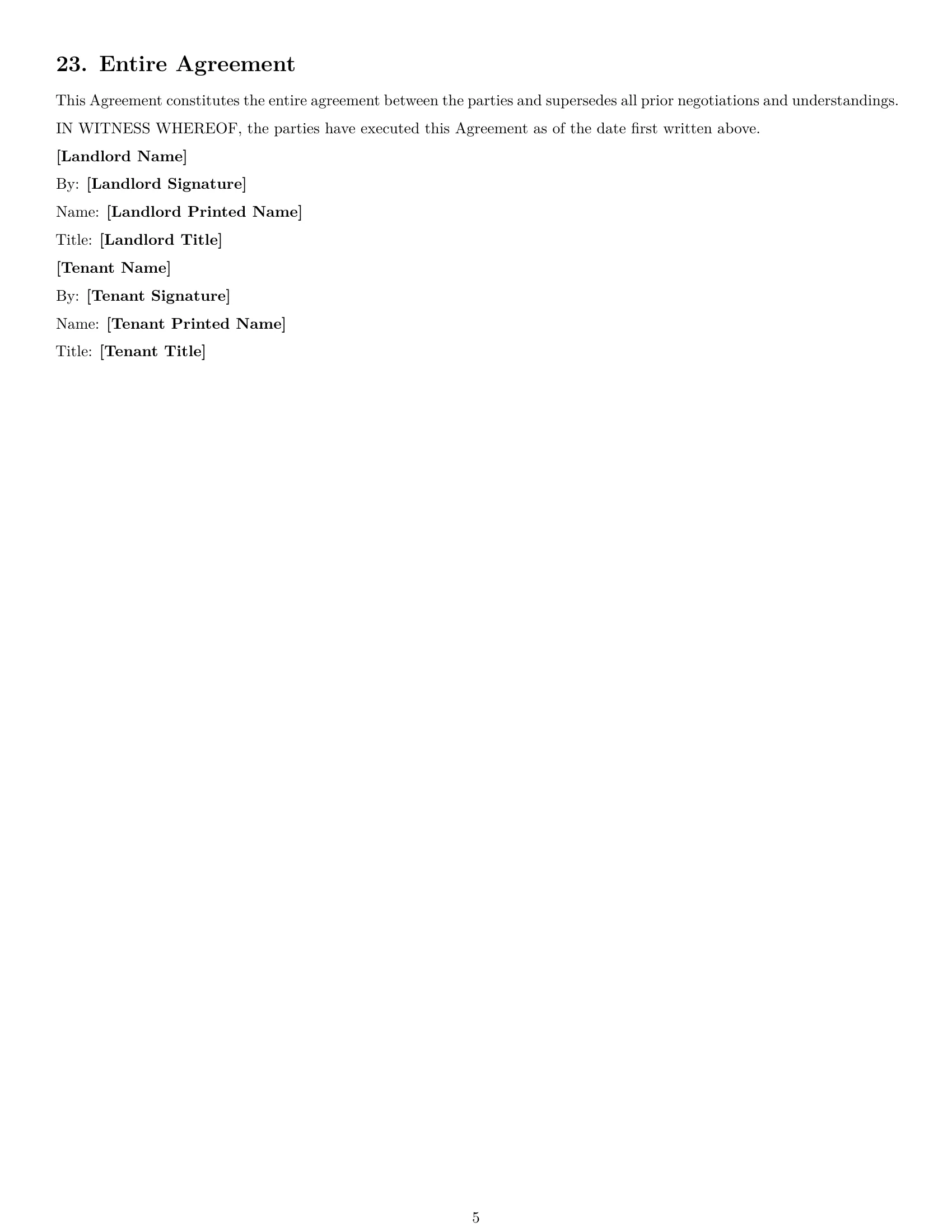 Preview page 5 of Free Missouri warehouse lease agreement template