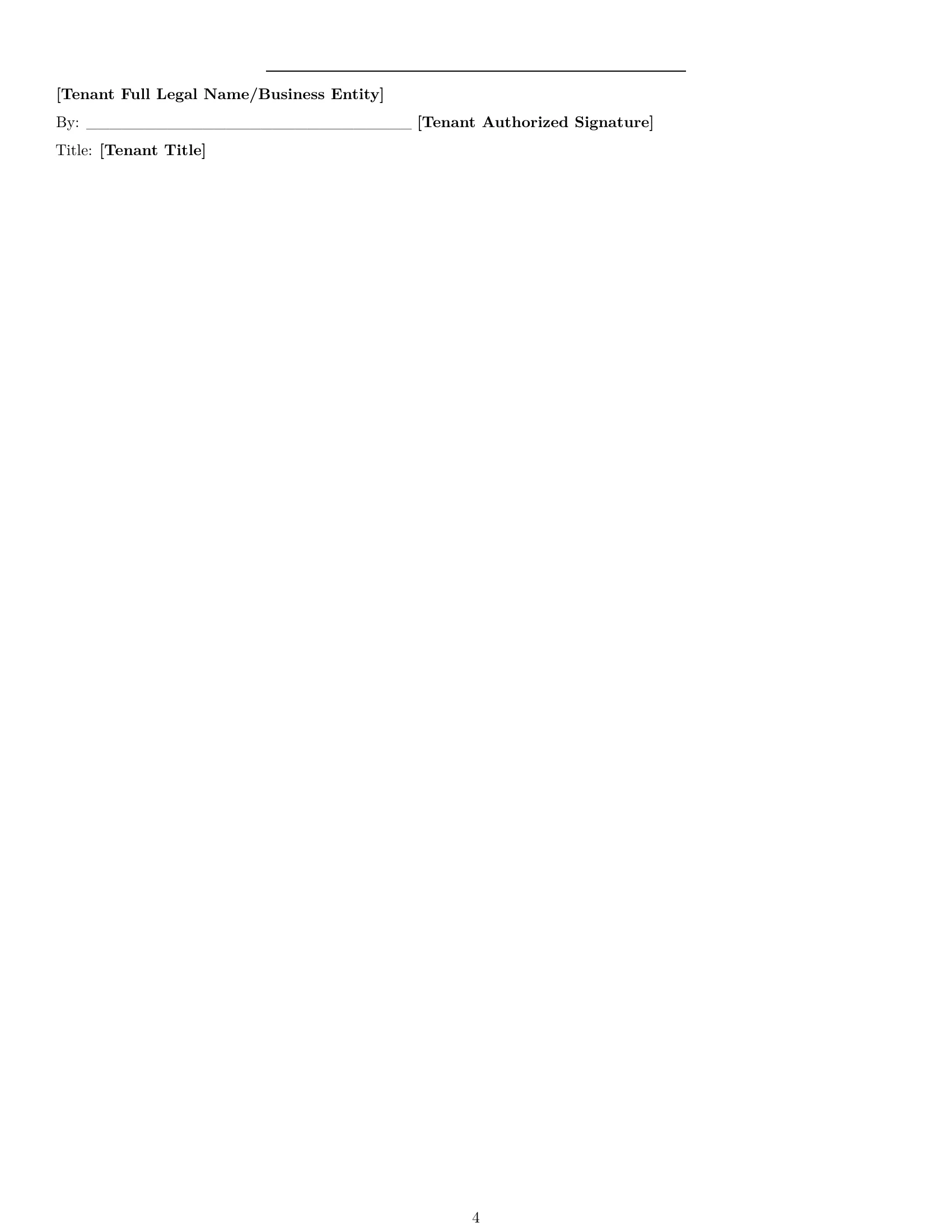Preview page 4 of Free North Carolina warehouse lease agreement template