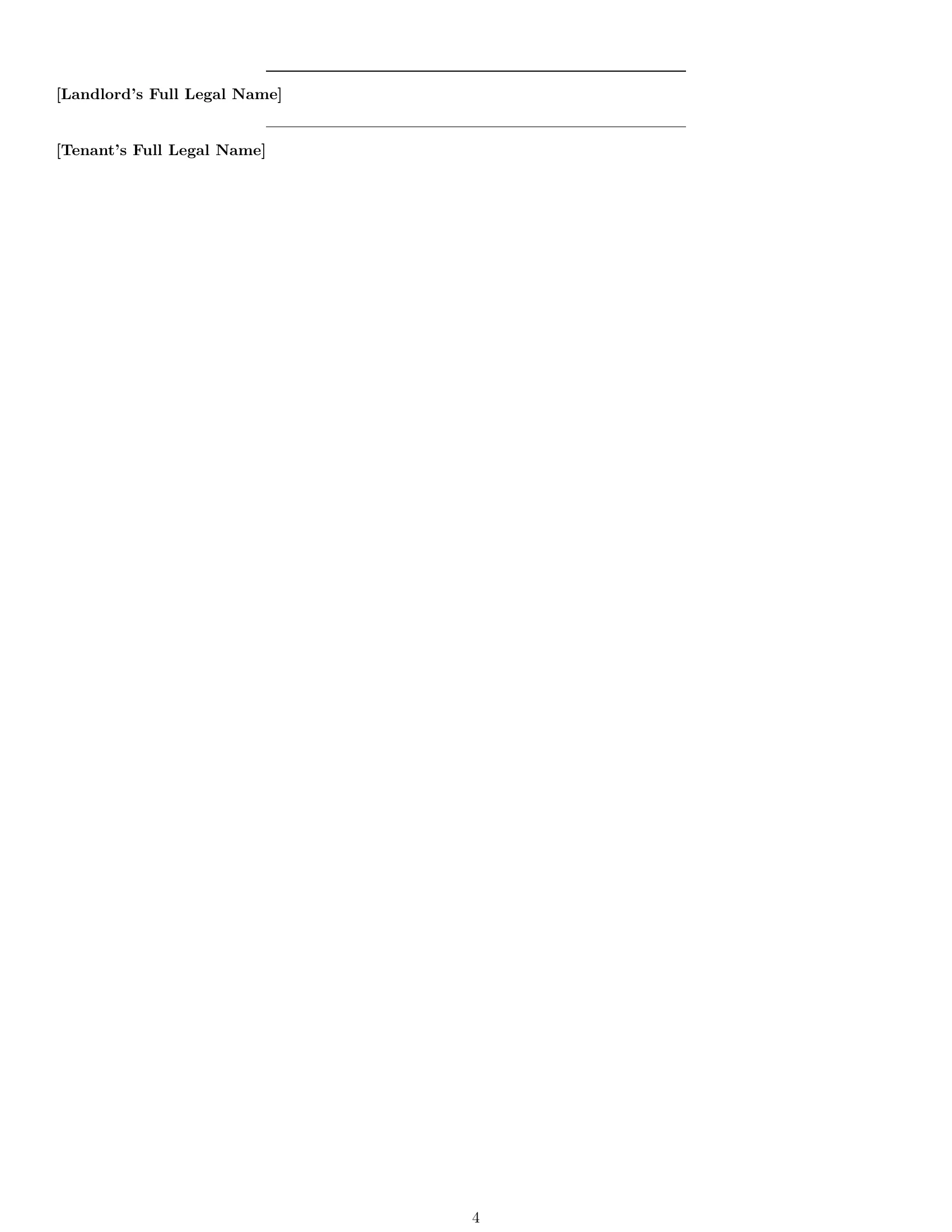 Preview page 4 of Free Utah warehouse lease agreement template