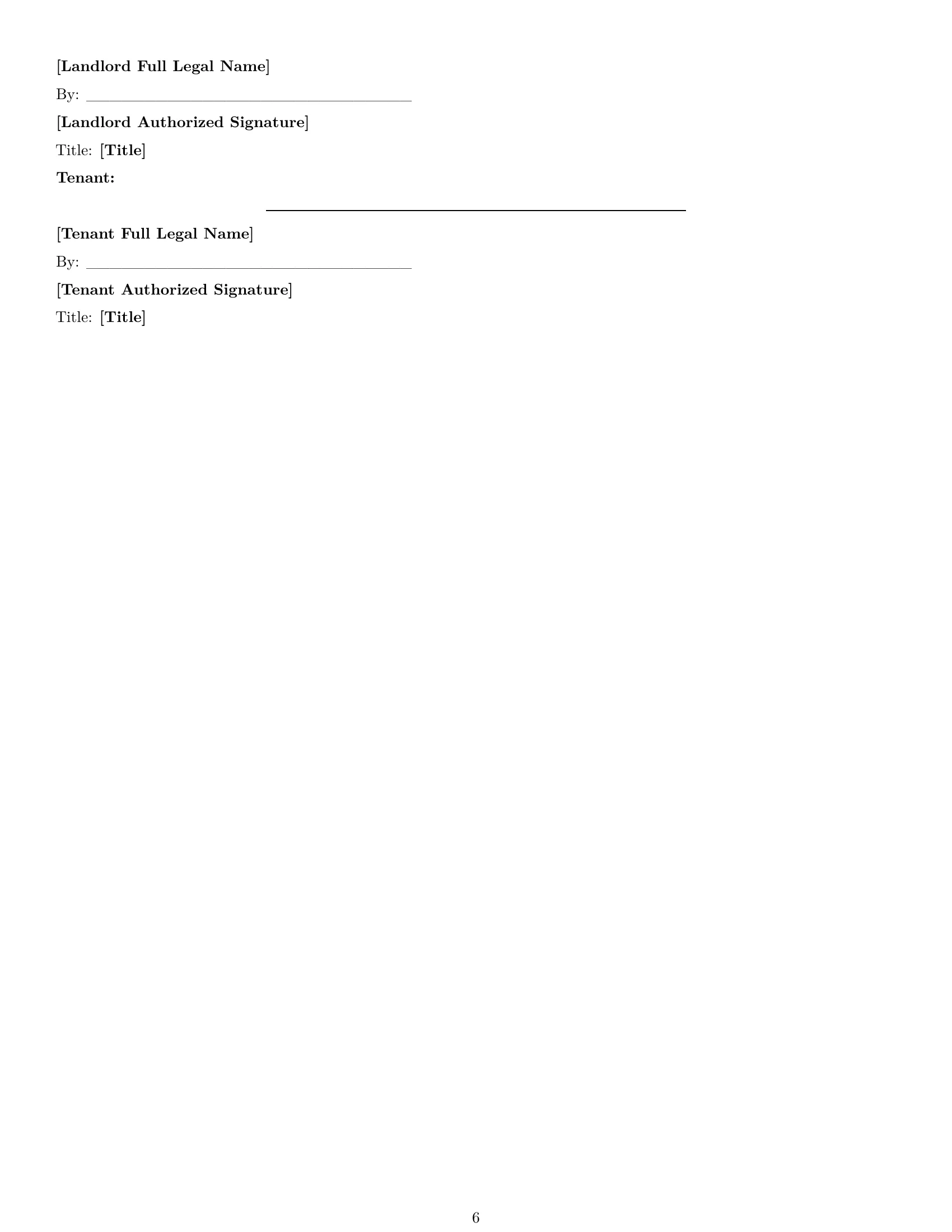Preview page 6 of Free Colorado warehouse lease agreement template