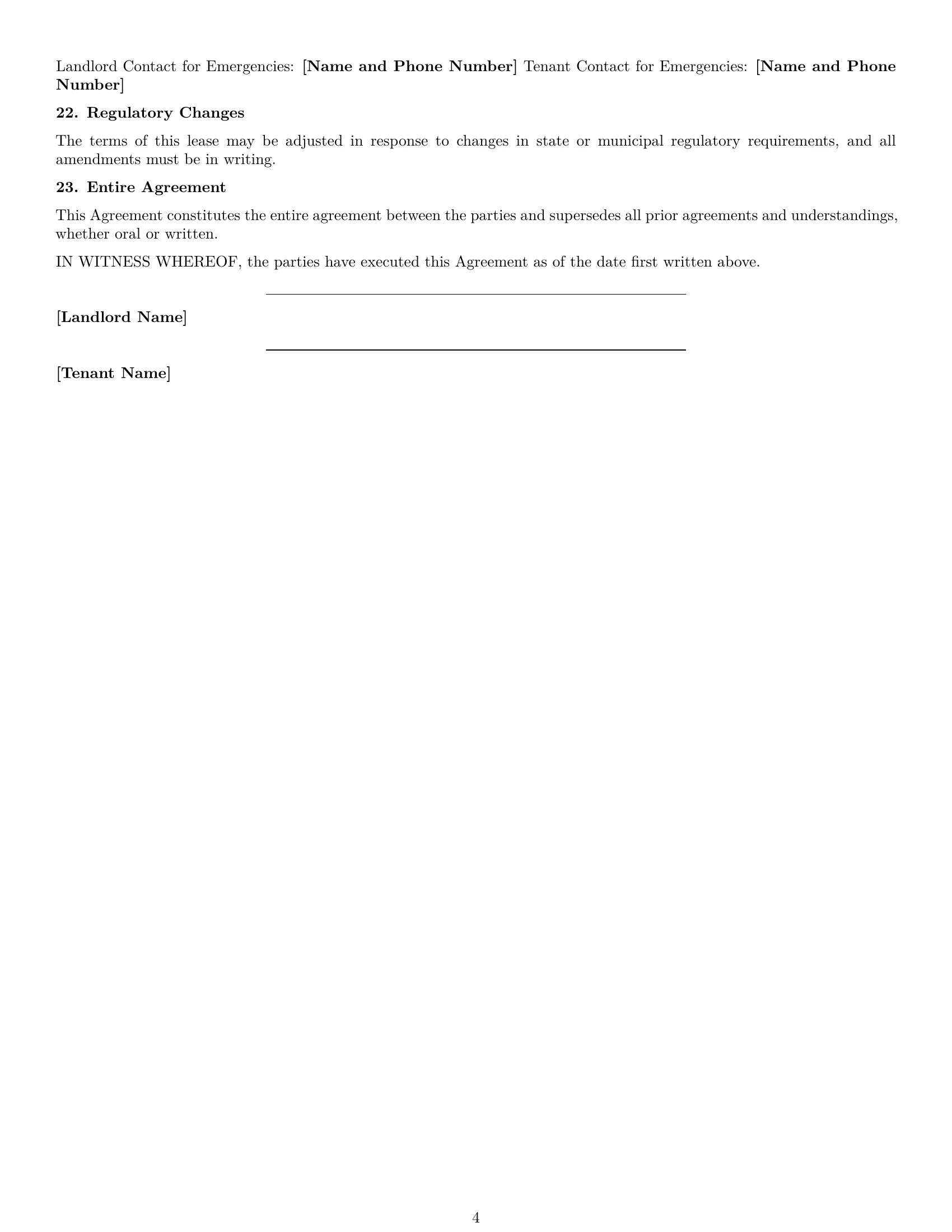 Preview page 4 of Free Maine restaurant lease agreement template